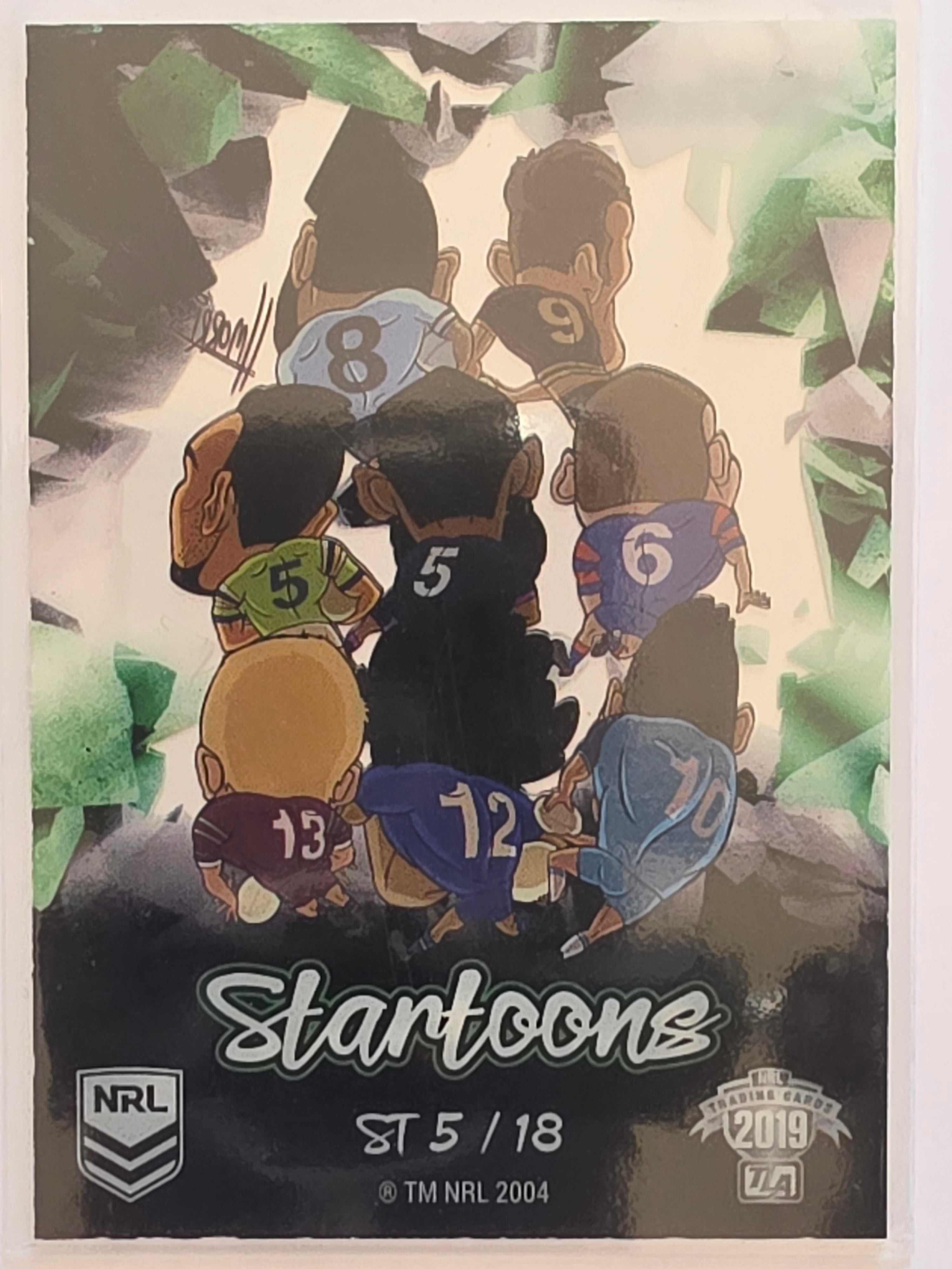 NRL 2019 Traders Startoons #ST05 Group A Header Card