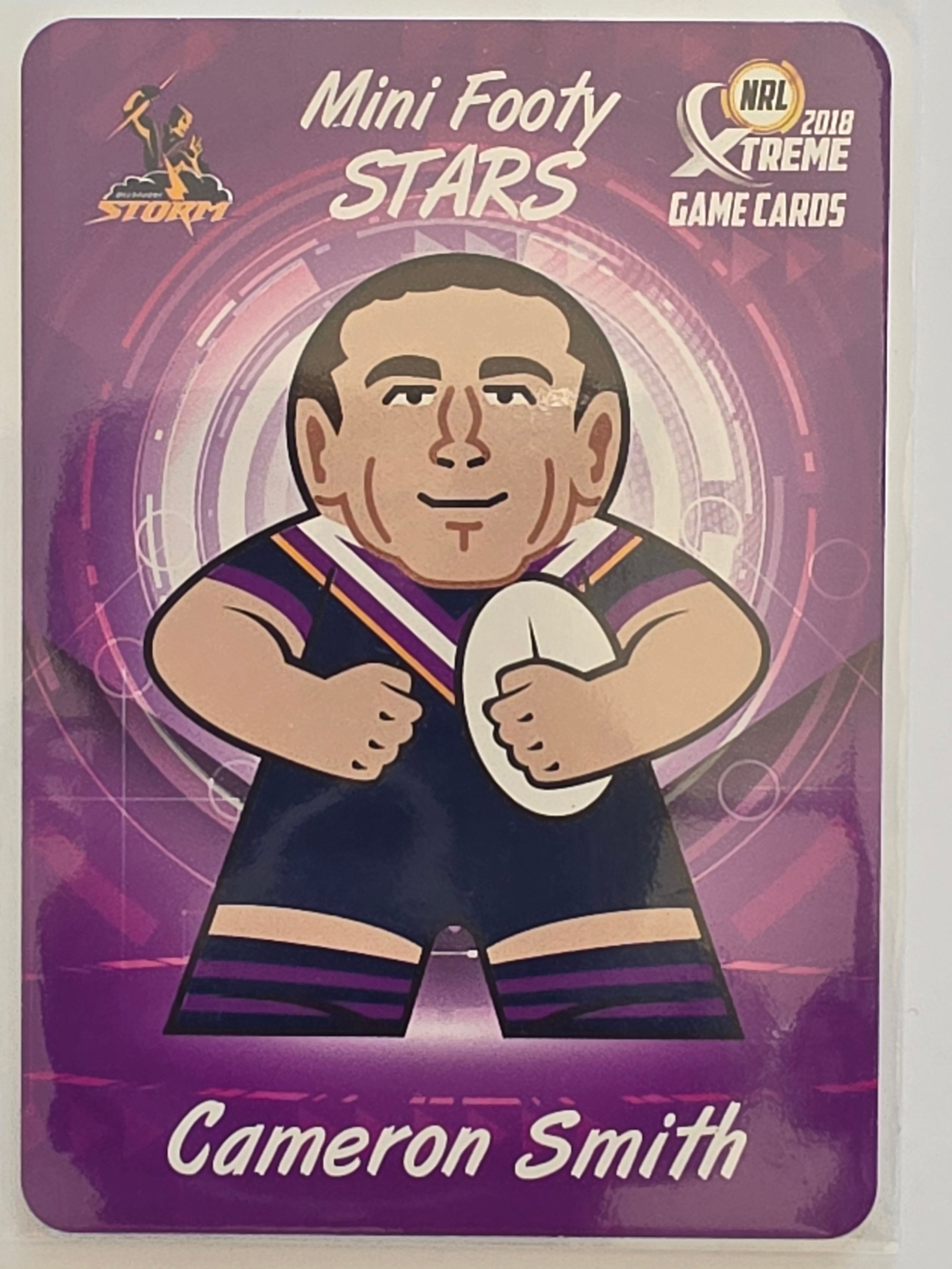 NRL 2018 Xtreme Mini Footy Stars #MFS14 Cameron Smith Melbourne Storm