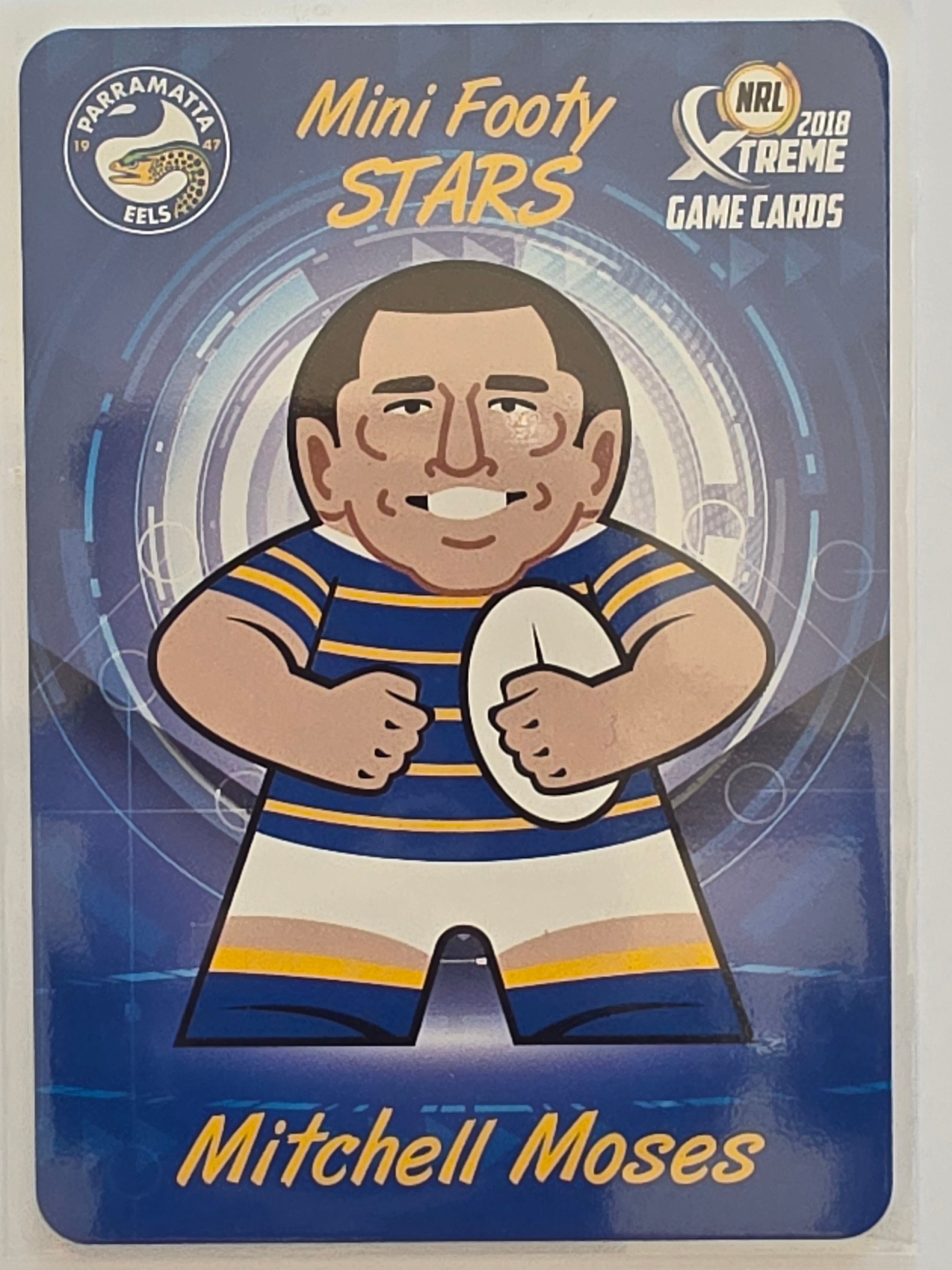 NRL 2018 Xtreme Mini Footy Stars #MFS20 Mitchell Moses Parramatta Eels