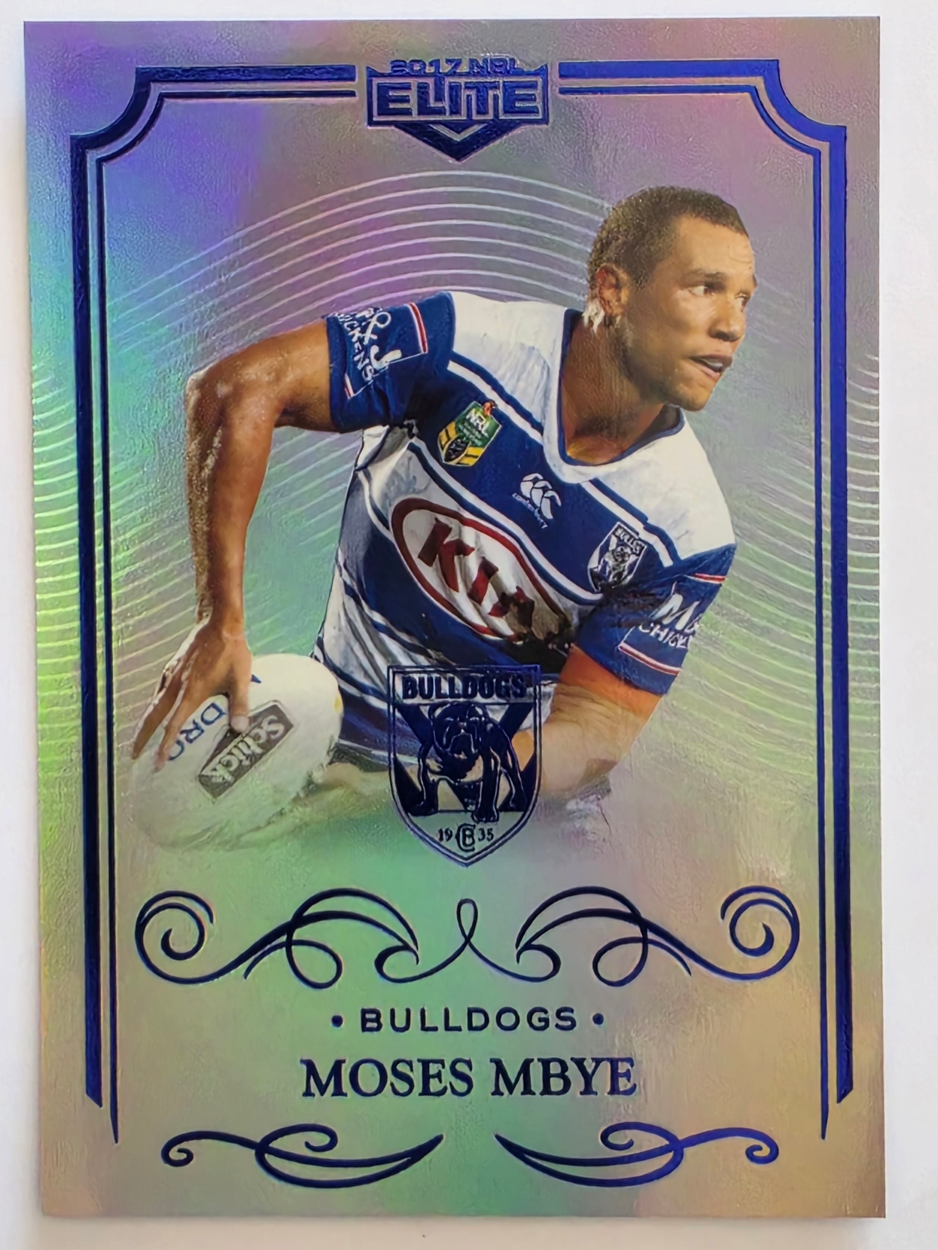 NRL 2017 Elite | Silver Special #SS028 Moses Mbye Canterbury Bankstown Bulldogs