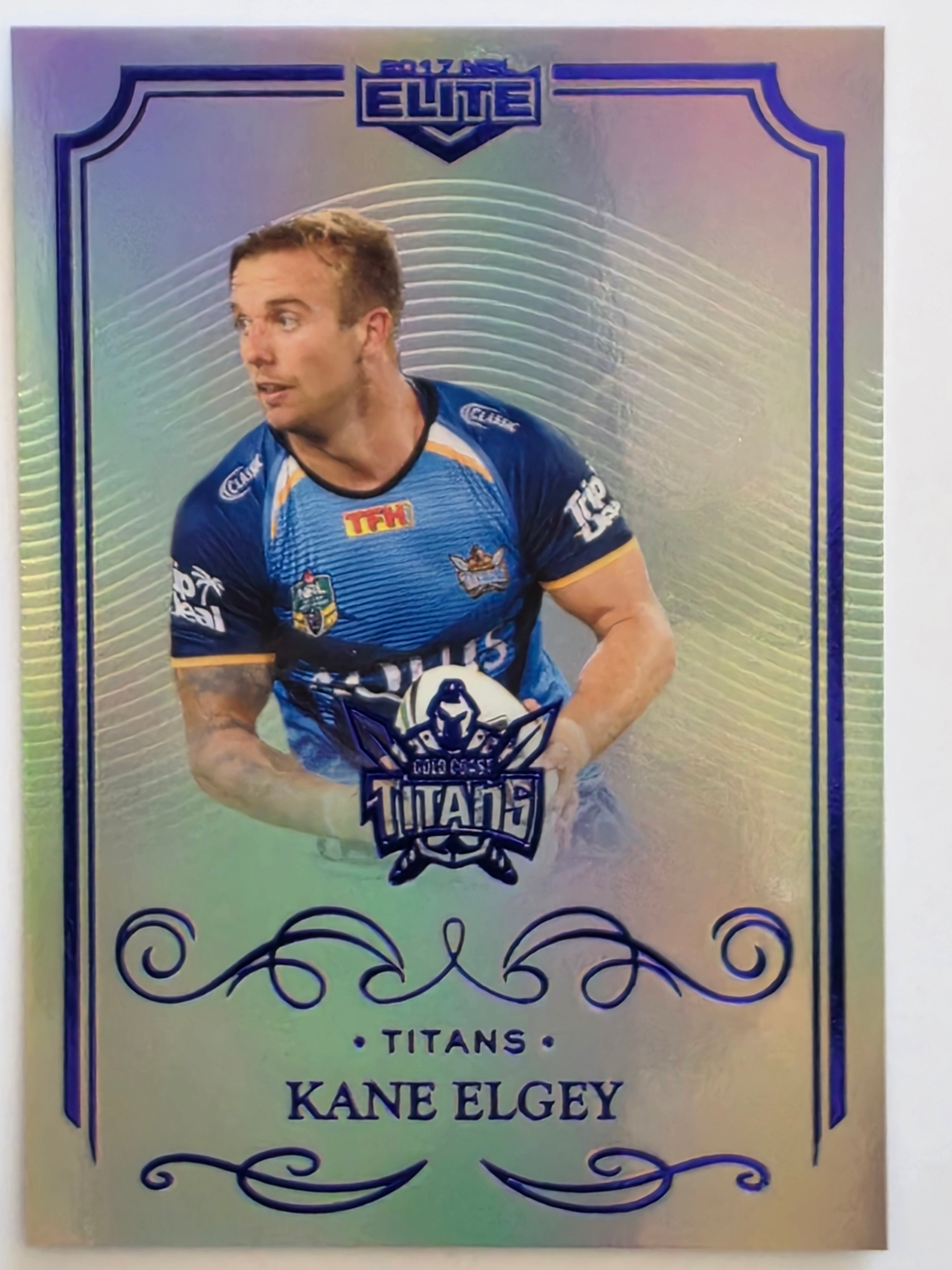 NRL 2017 Elite | Silver Special #SS042 Kane Elgey Gold Coast Titans
