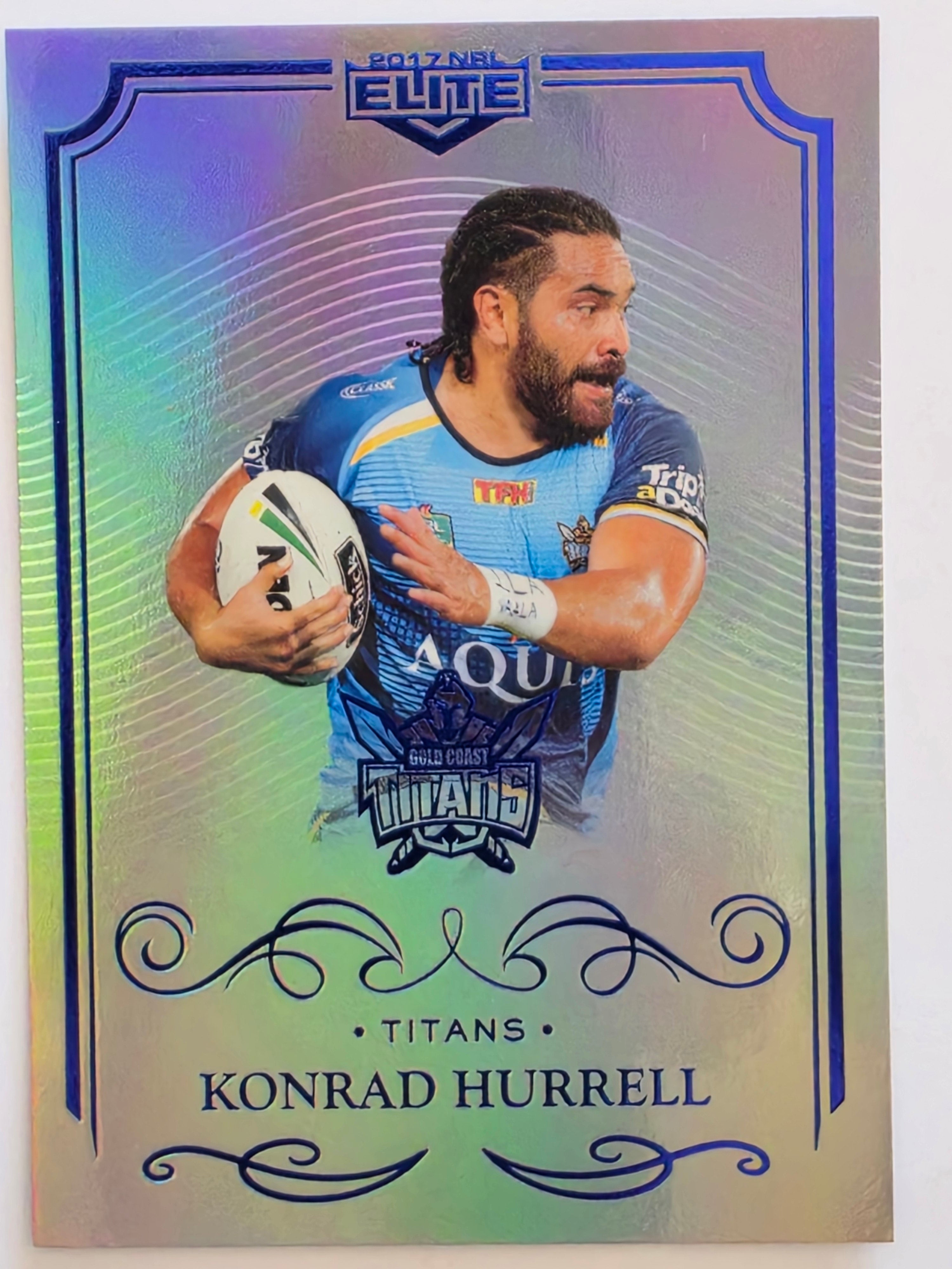NRL 2017 Elite | Silver Special #SS044 Konrad Hurrell Gold Coast Titans
