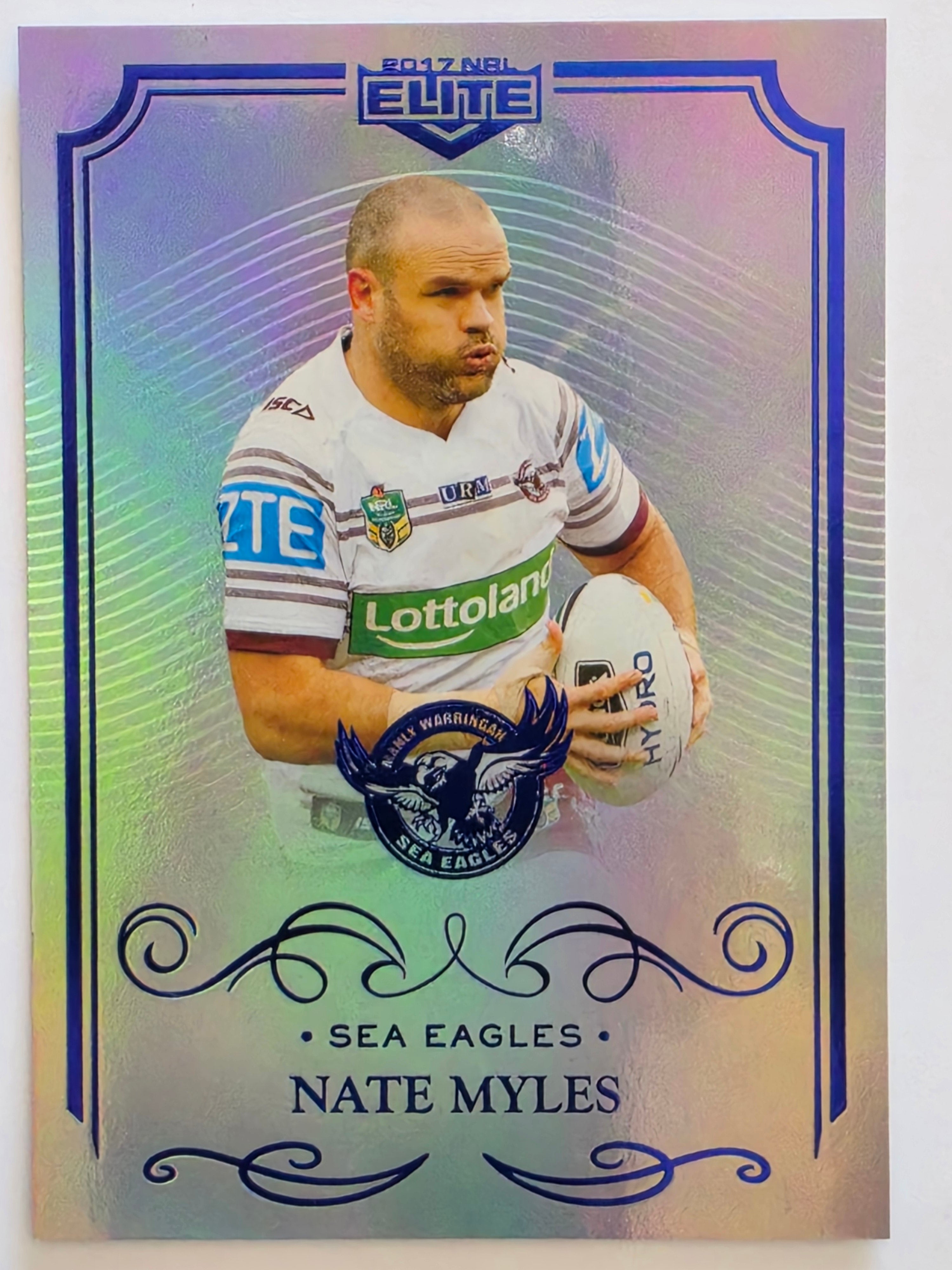 NRL 2017 Elite | Silver Special #SS055 Nate Myles Manly Warringah Sea Eagles