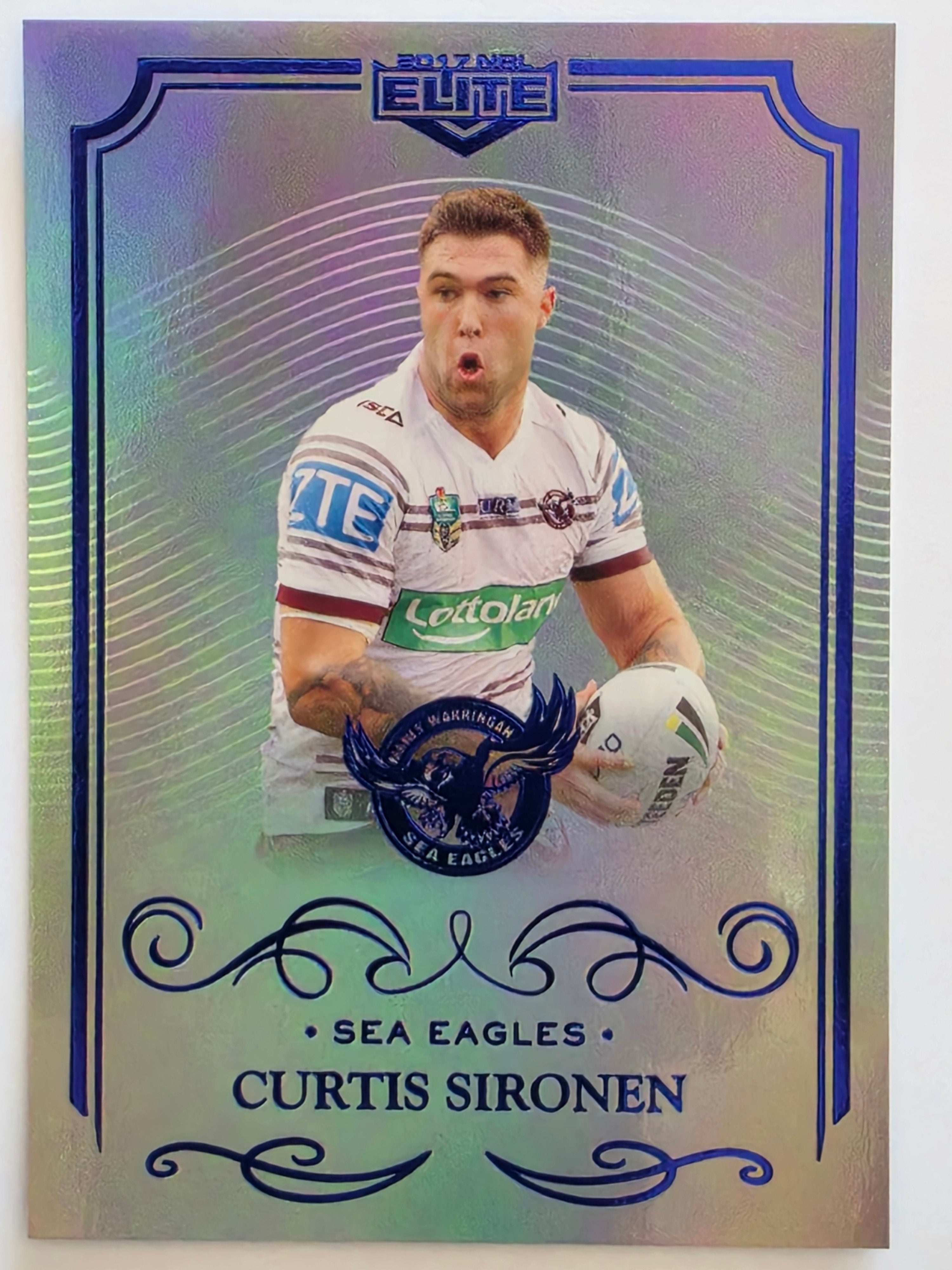 NRL 2017 Elite | Silver Special #SS056 Curtis Sironen Manly Warringah Sea Eagles