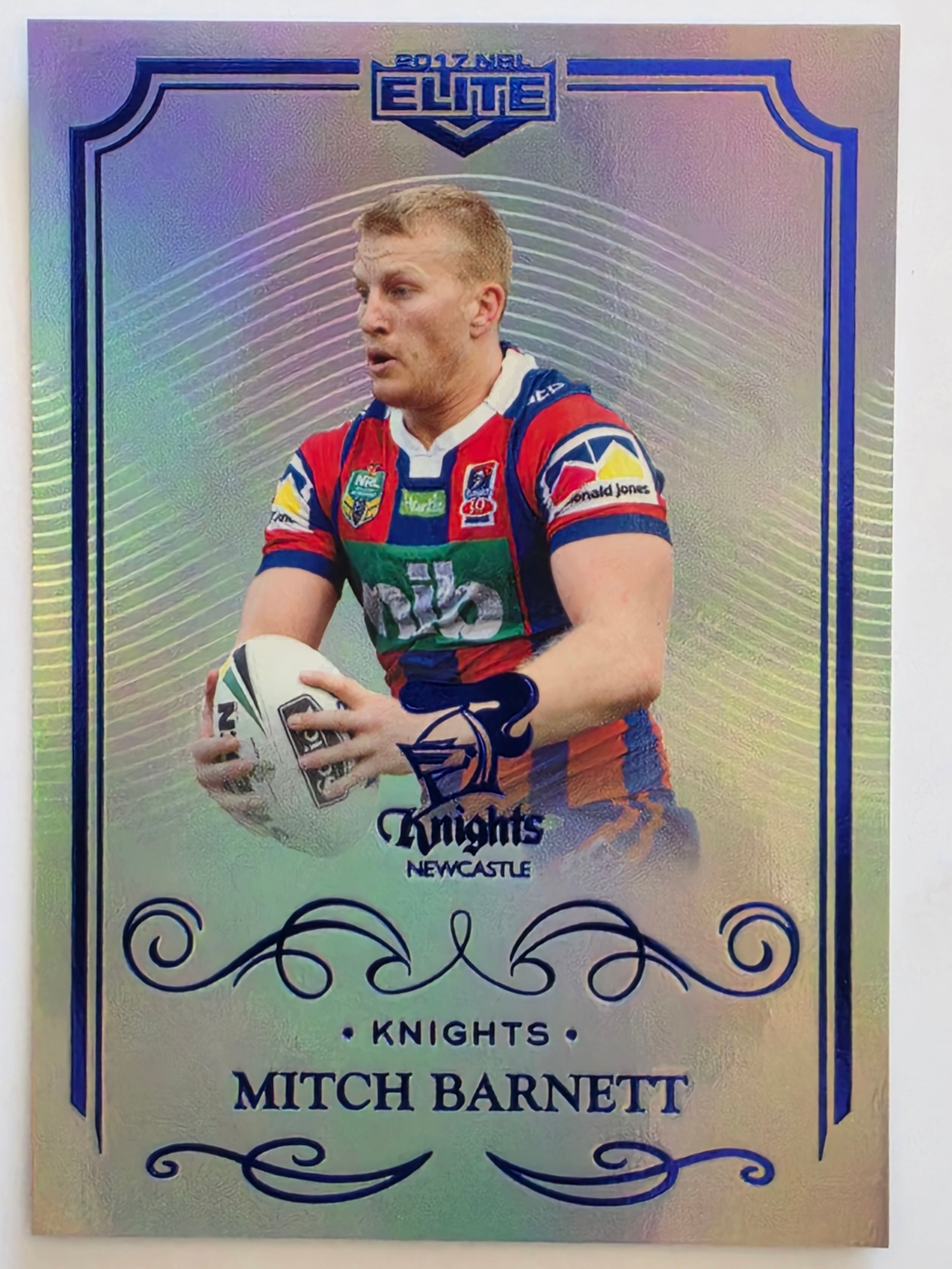 NRL 2017 Elite | Silver Special #SS072 Mitch Barnett Newcatle Knights