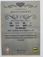 NRL 2017 Elite | Silver Special #SS072 Mitch Barnett Newcatle Knights