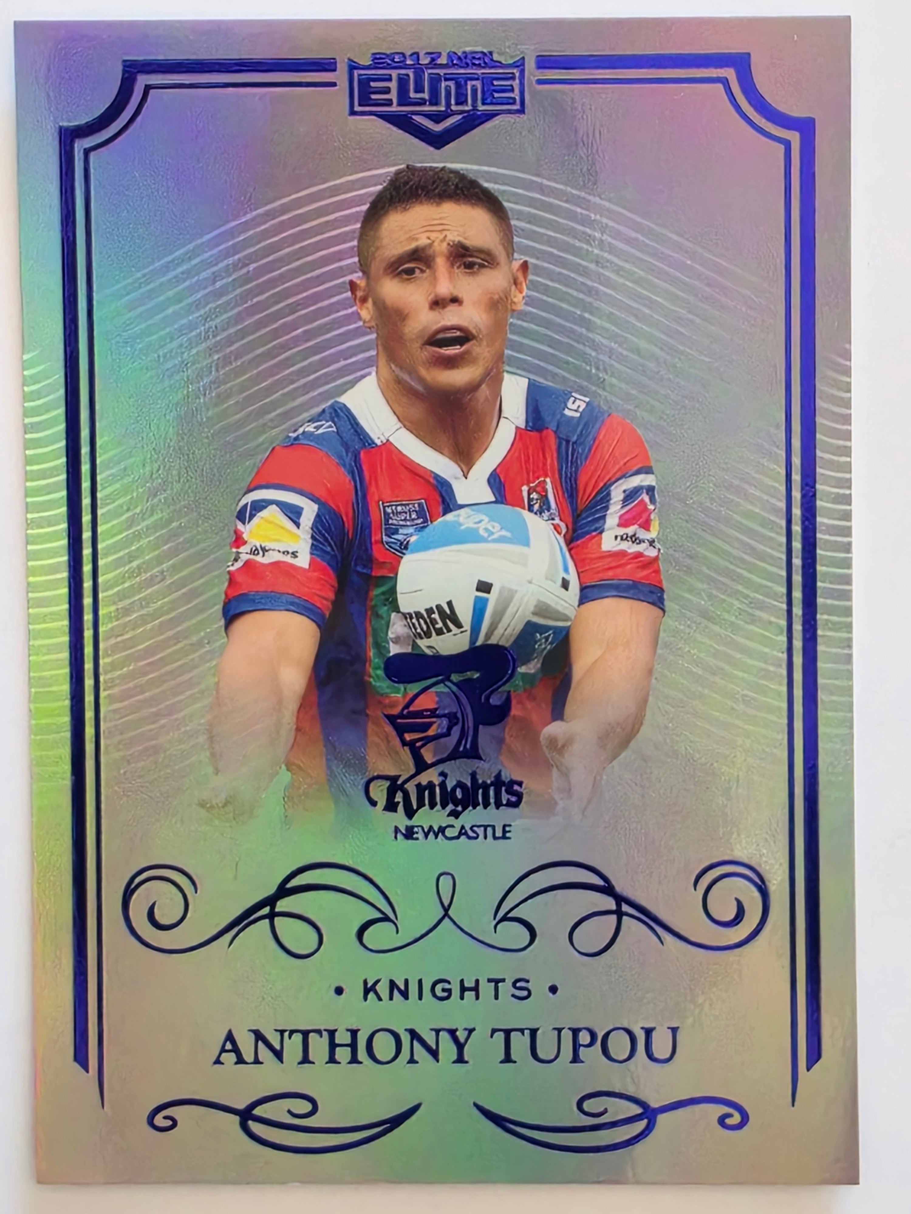 NRL 2017 Elite | Silver Special #SS080 Anthony Tupou Newcastle Knights