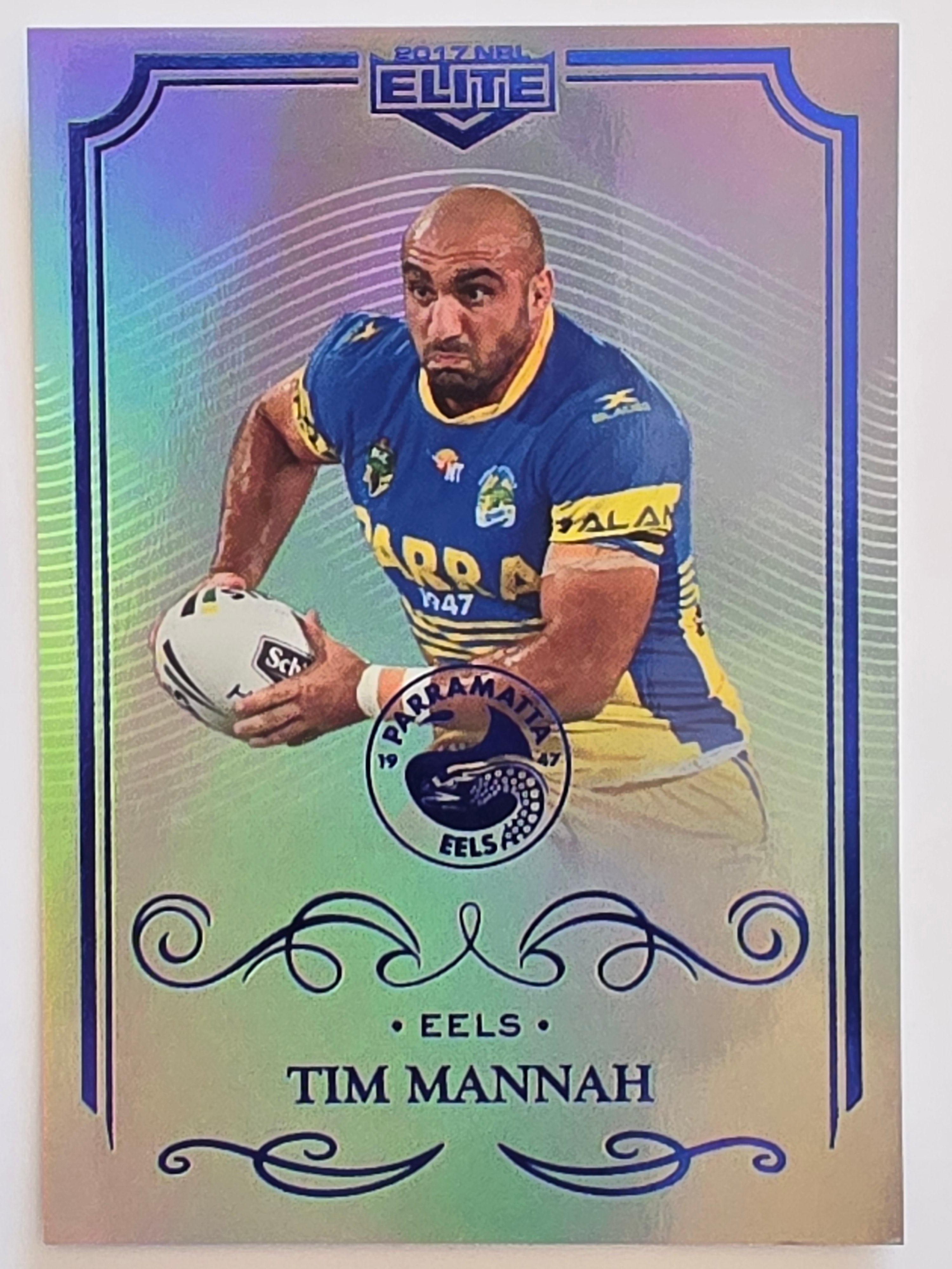 NRL 2017 Elite | Silver Special #SS096 Tim Mannah Parramatta Eels