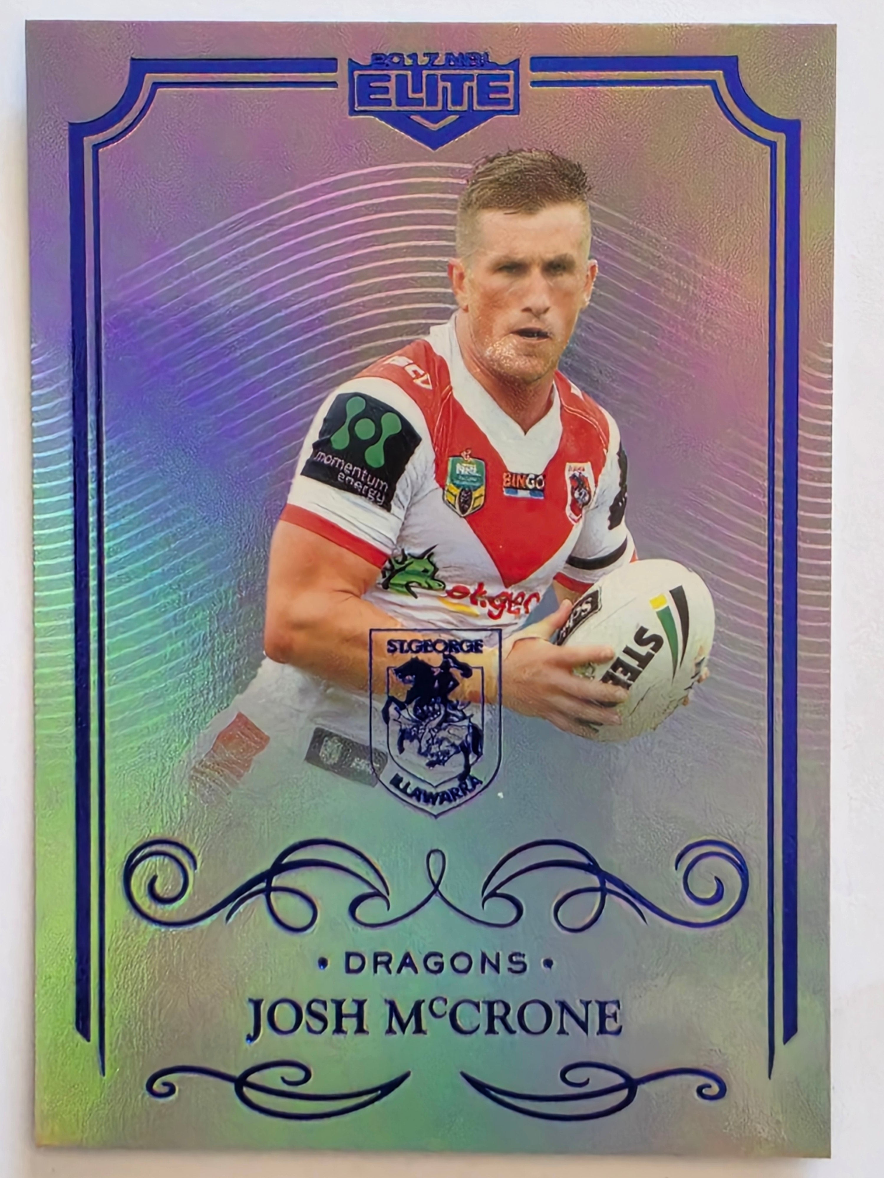 NRL 2017 Elite | Silver Special #SS125 Josh McCrone St George Dragons