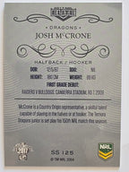 NRL 2017 Elite | Silver Special #SS125 Josh McCrone St George Dragons