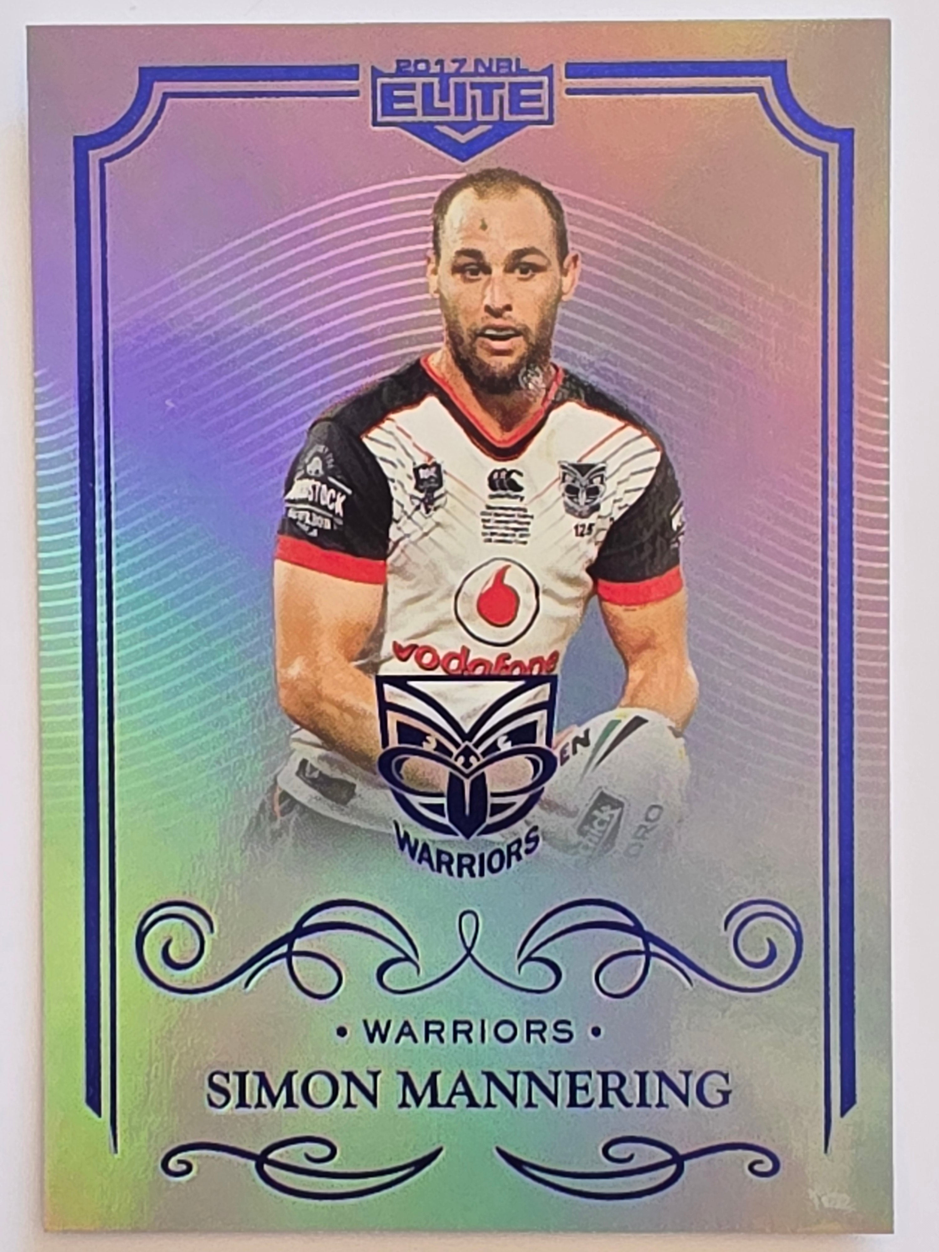 NRL 2017 Elite | Silver Special #SS147 Simon Mannering New Zealand Warriors