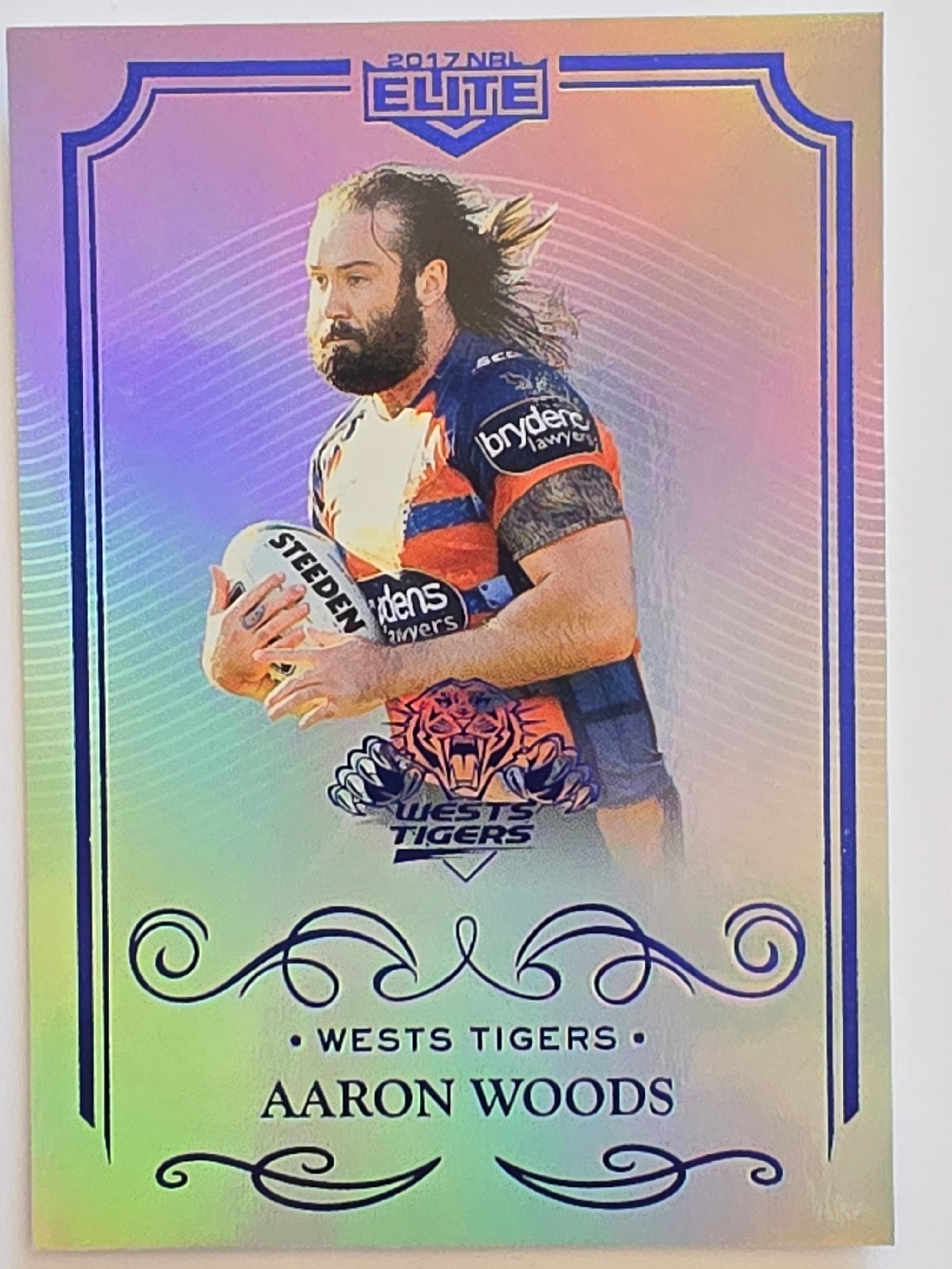NRL 2017 Elite | Silver Special #SS160 Aaron Woods Wests Tigers