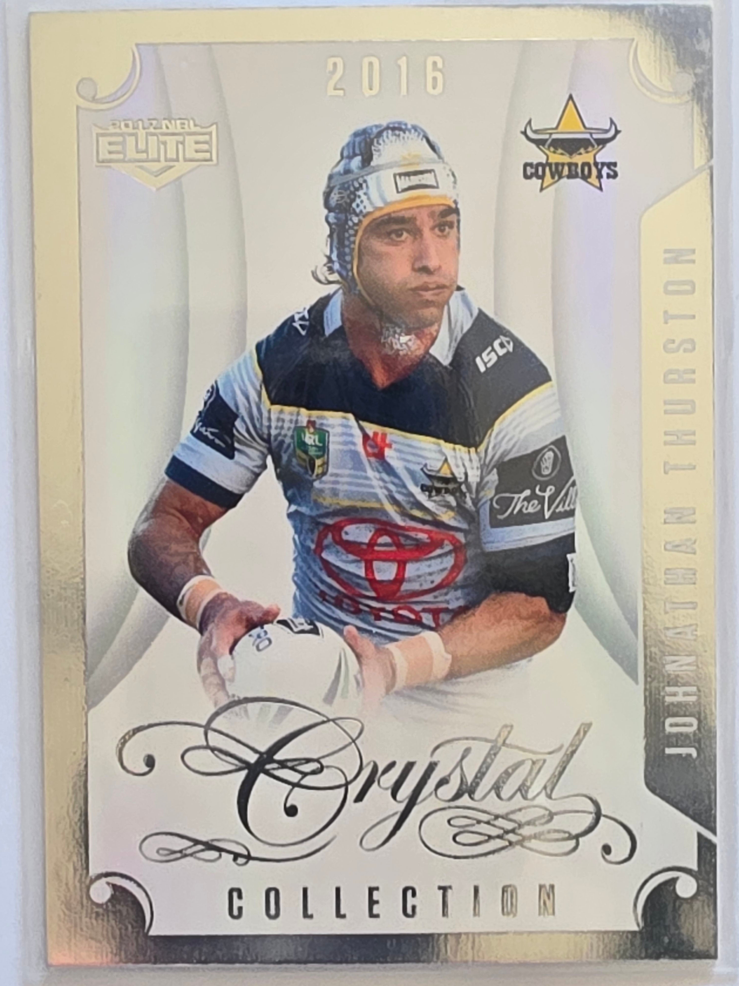 NRL 2017 Elite |Crystal Collection #CC30 Johnathan Thurston North Queensland Cowboys