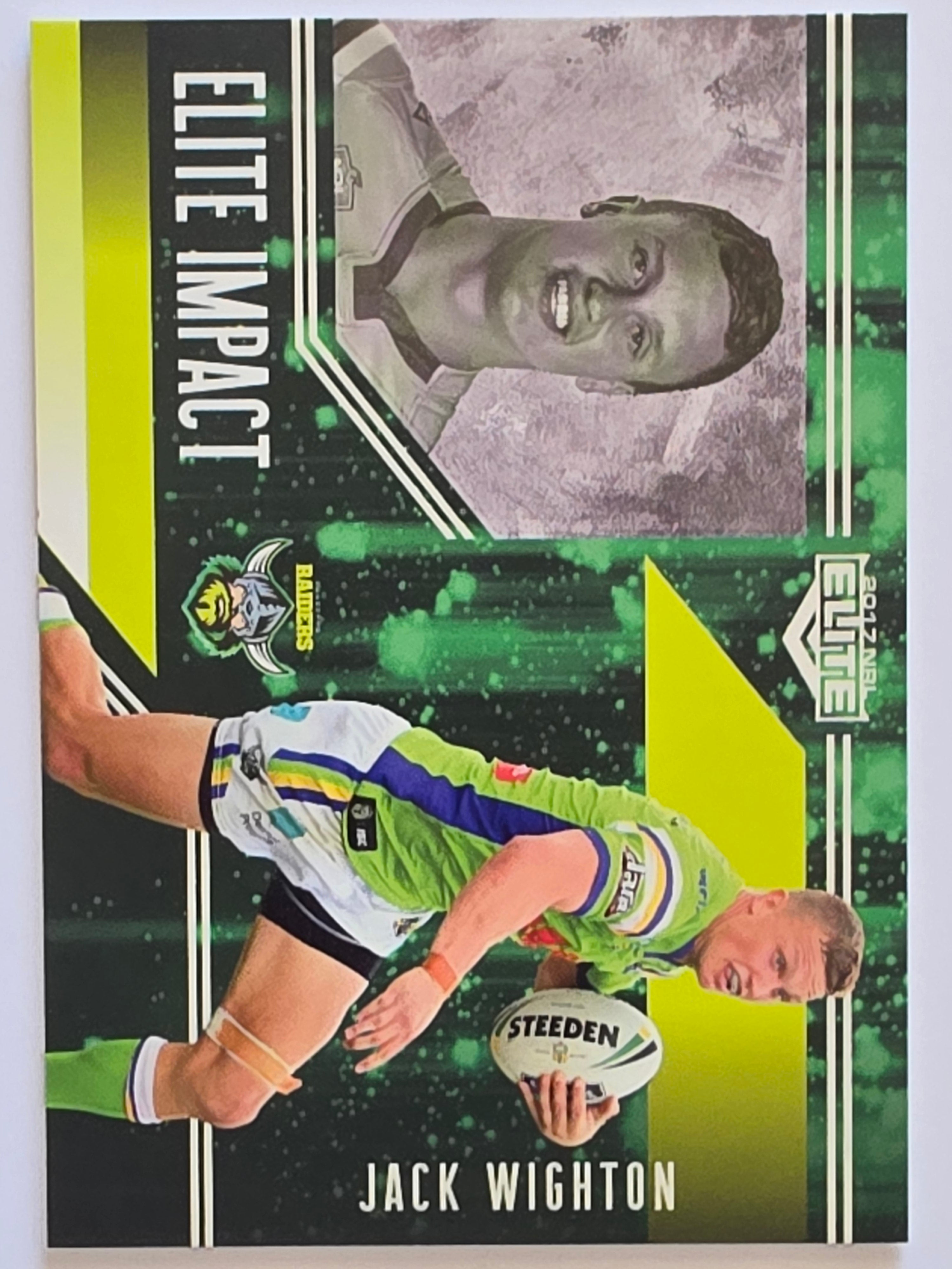 NRL 2017 Elite |Elite Impact #EI08 Jack Wighton Canberra Raiders
