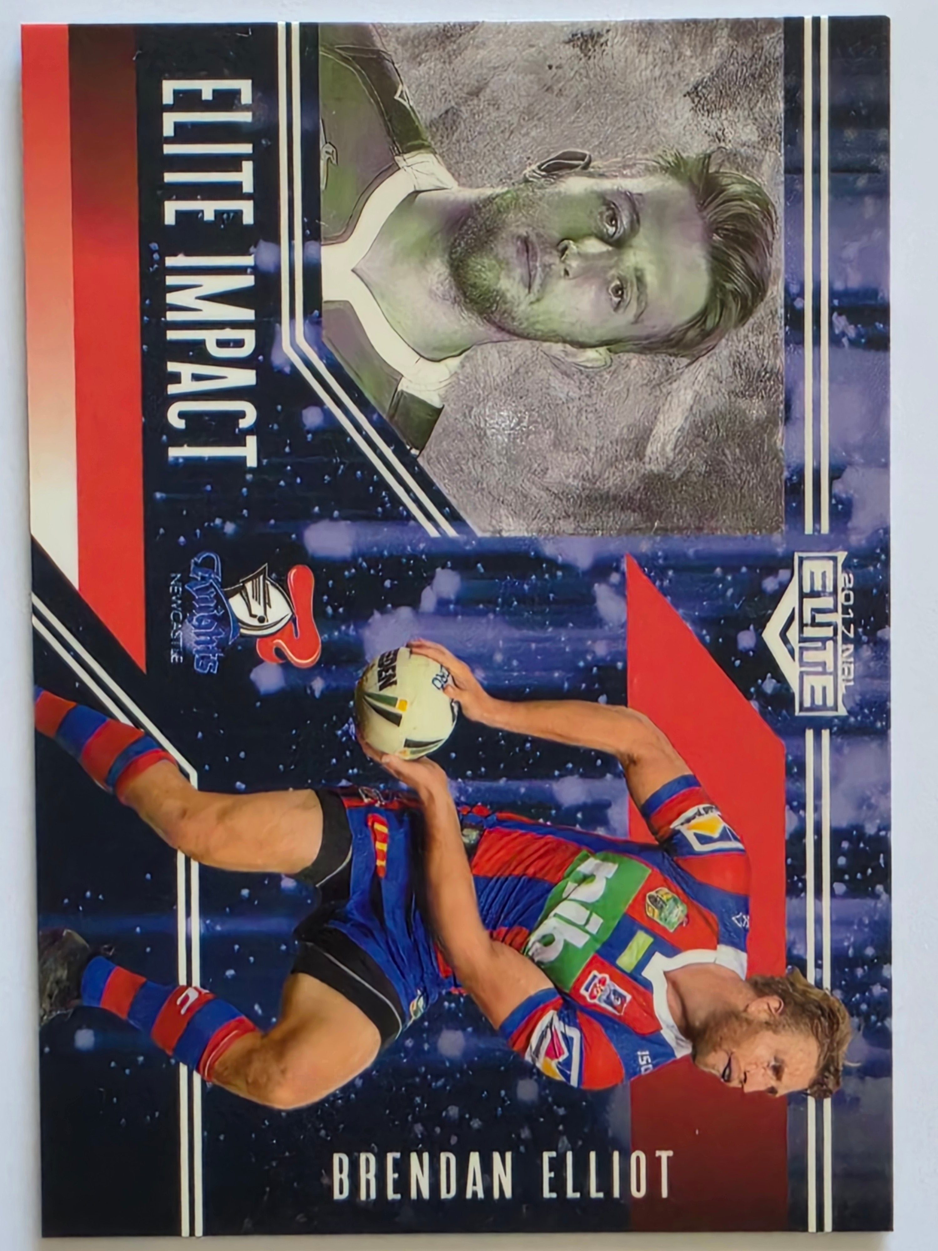 NRL 2017 Elite |Elite Impact #EI29 Brendan Elliot Newcastle Knights