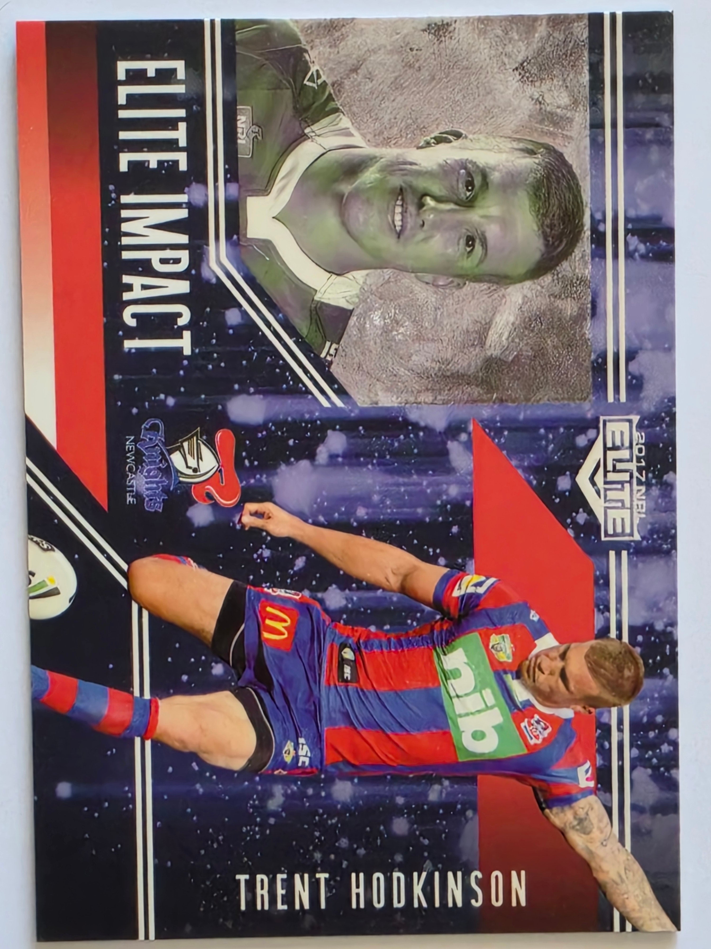 NRL 2017 Elite |Elite Impact #EI30 Trent Hodkinson Newcastle Knights
