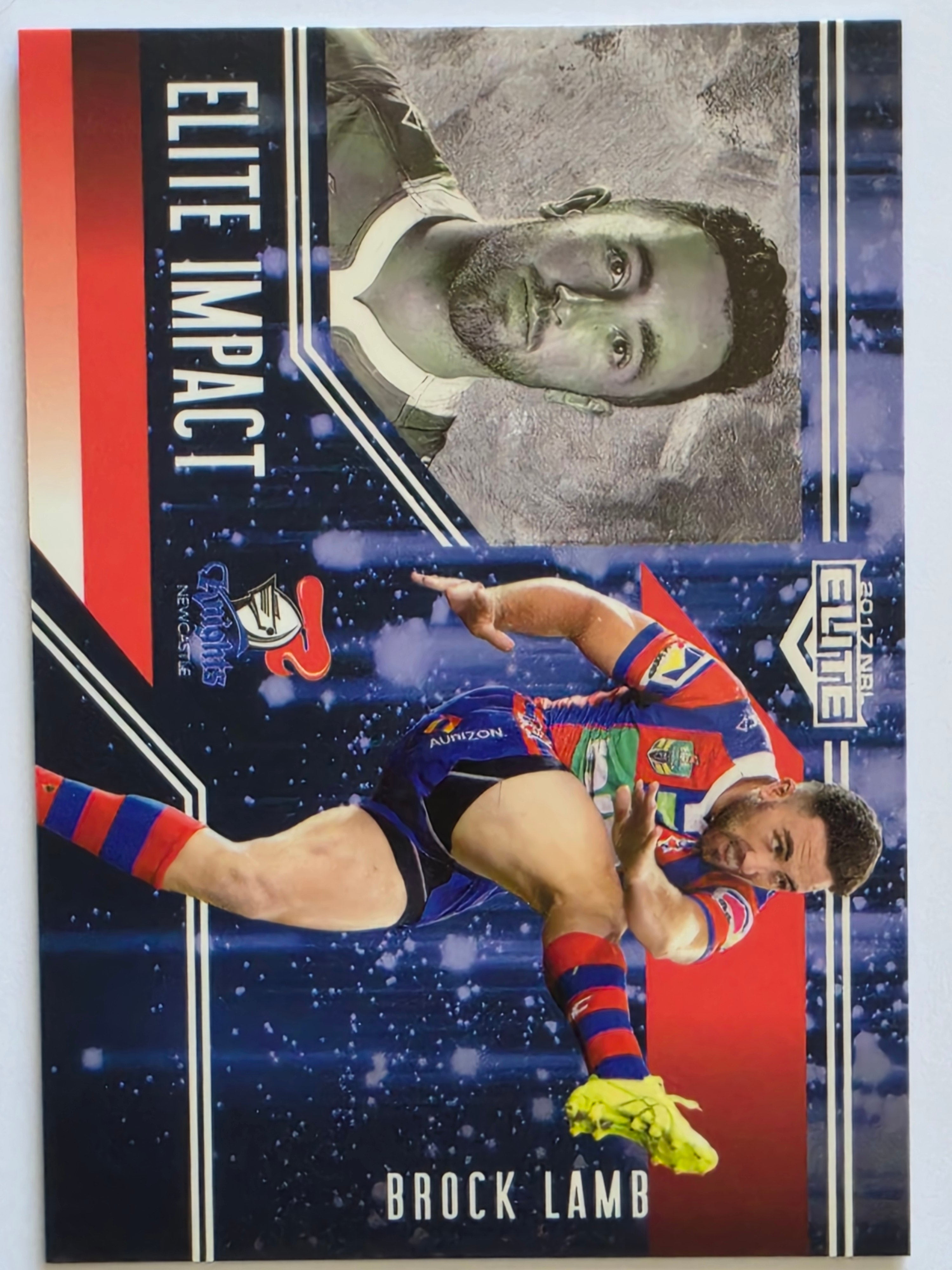 NRL 2017 Elite |Elite Impact #EI31 Brock Lamb Newcastle Knights