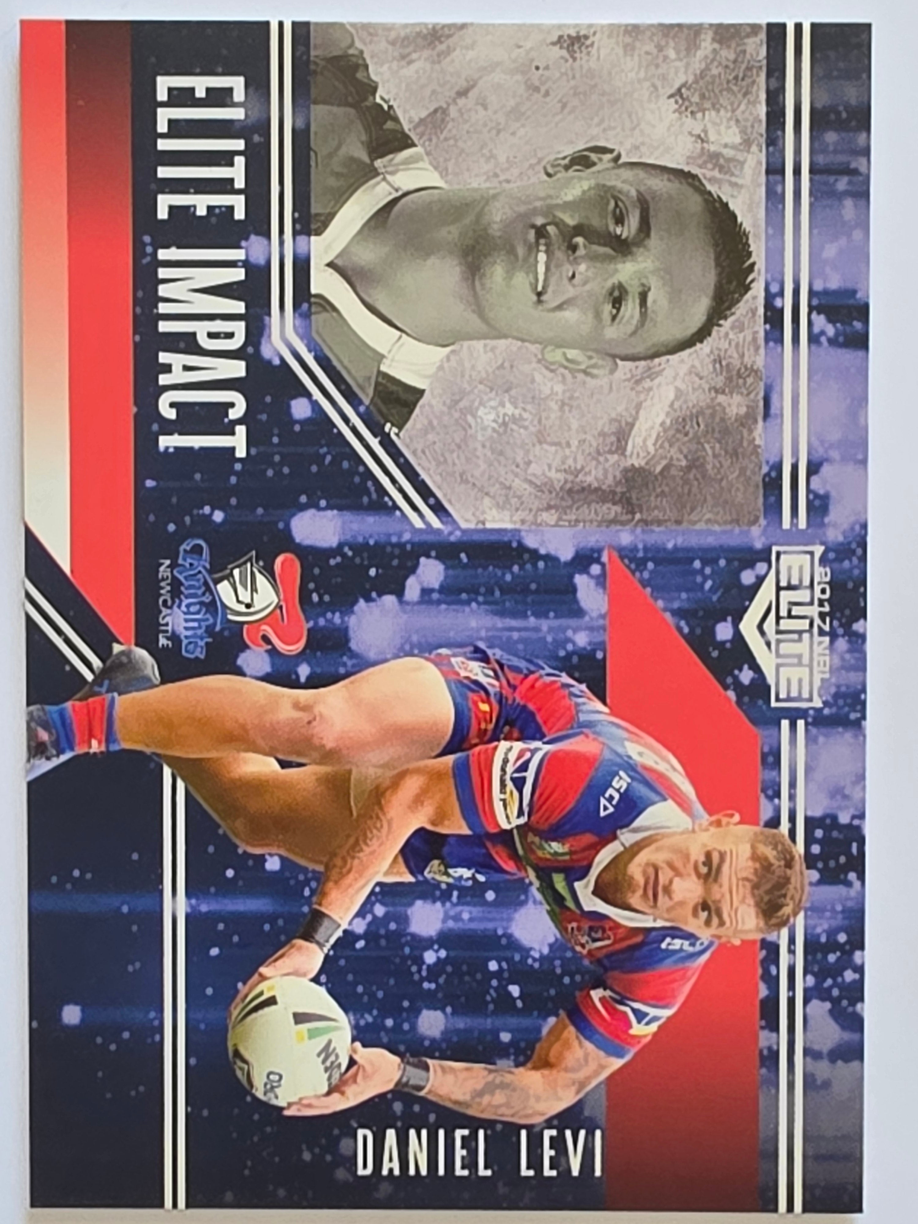 NRL 2017 Elite |Elite Impact #EI32 Daniel Levi Newcastle Knights