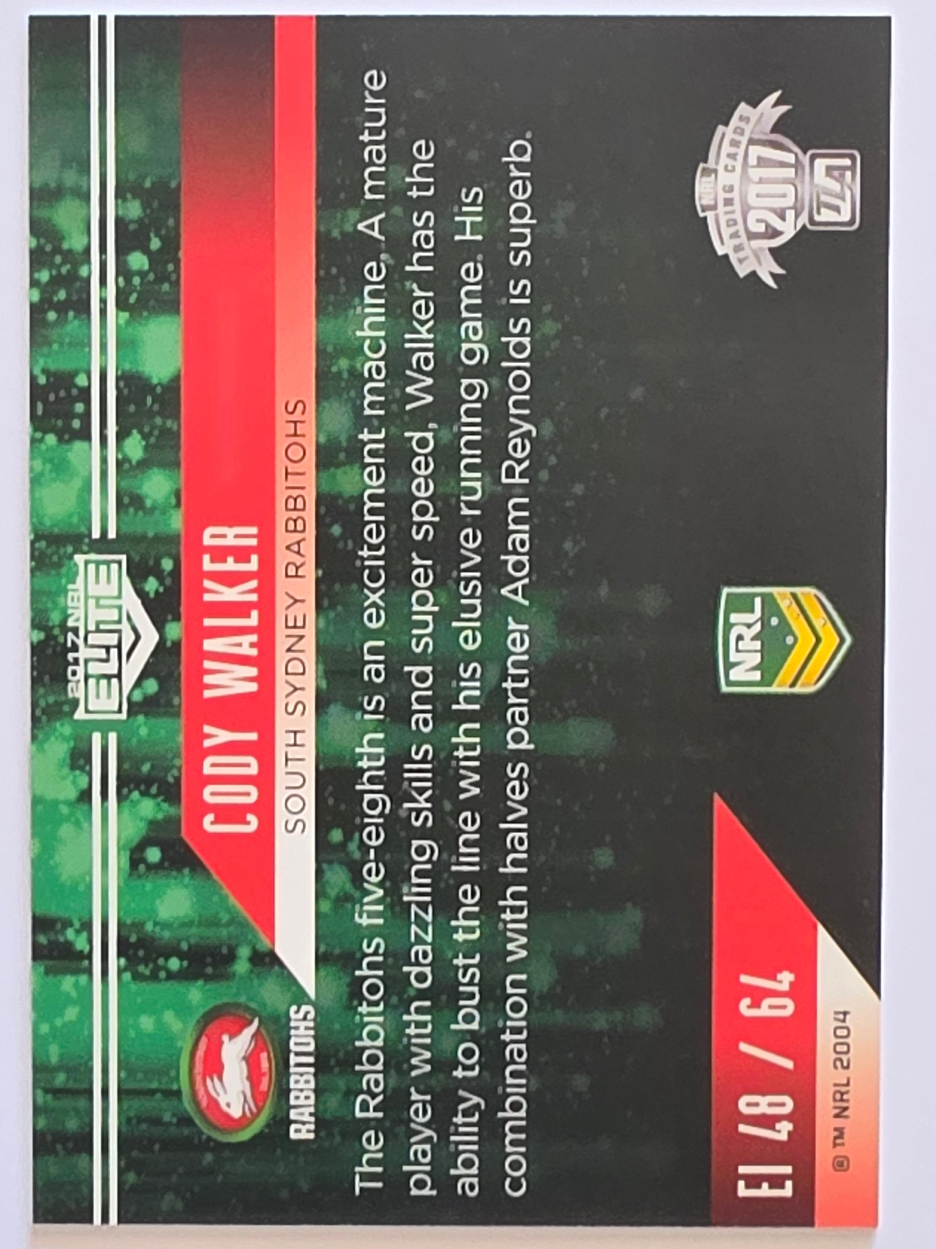 NRL 2017 Elite |Elite Impact #EI48 Cody Walker South Sydney Rabbitohs