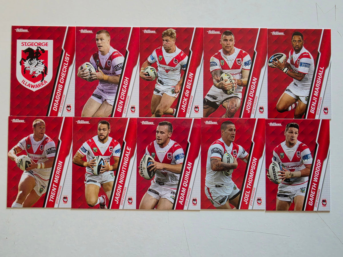 NRL 2015 Traders | St George Illawarra Dragons Base Team Set