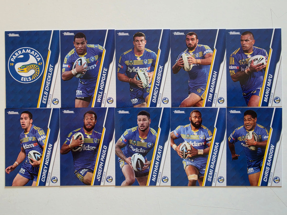 NRL 2015 Traders | Parramatta Eels Base Team Set