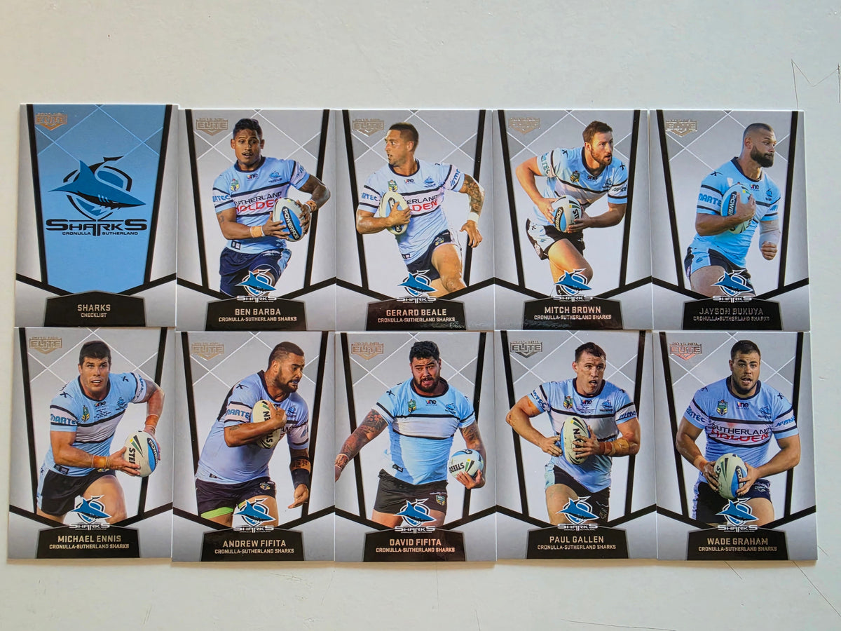 NRL 2015 Elite | Cronulla Sutherland Sharks Base Team Set