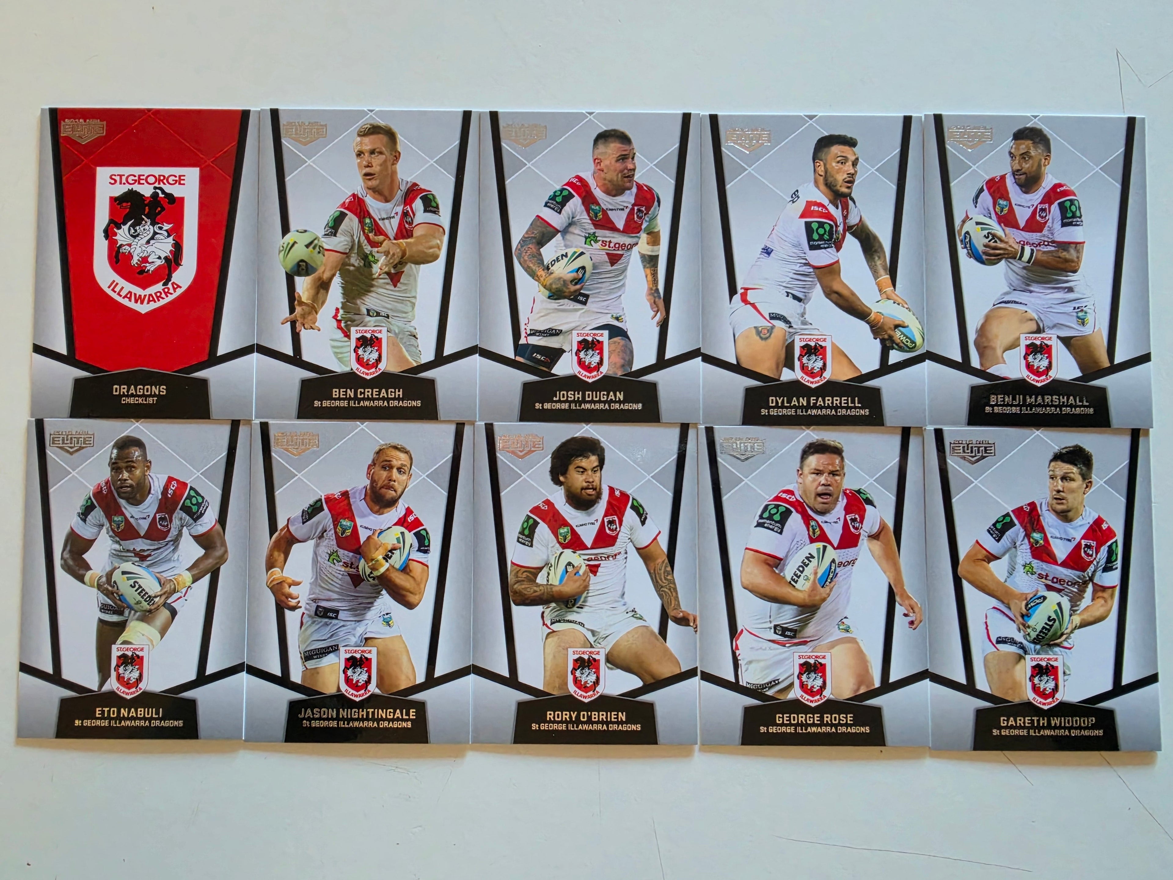 NRL 2015 Elite | St George Illawarra Dragons Base Team Set