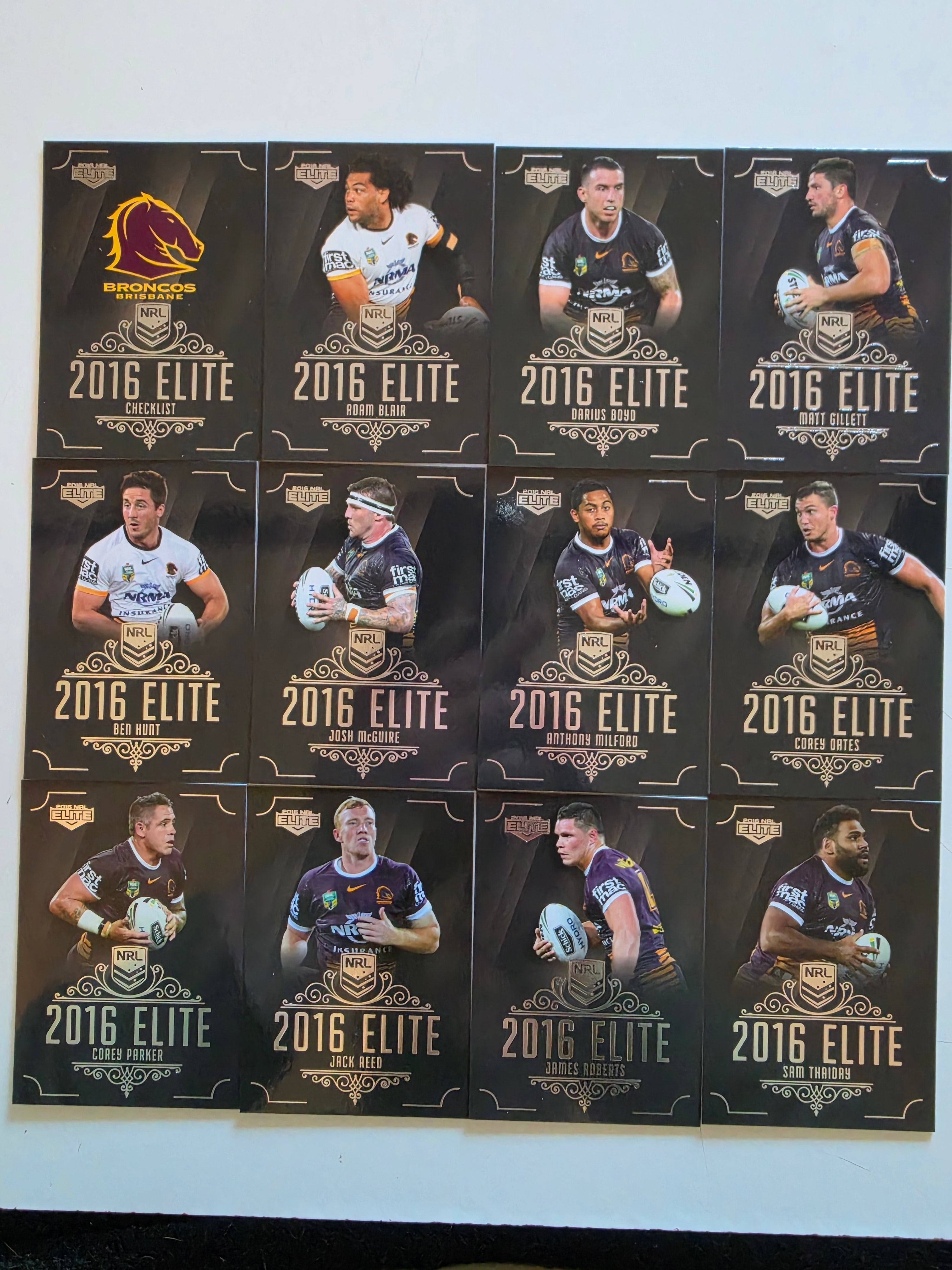 NRL 2016 Elite | Brisbane Broncos Base Team Set