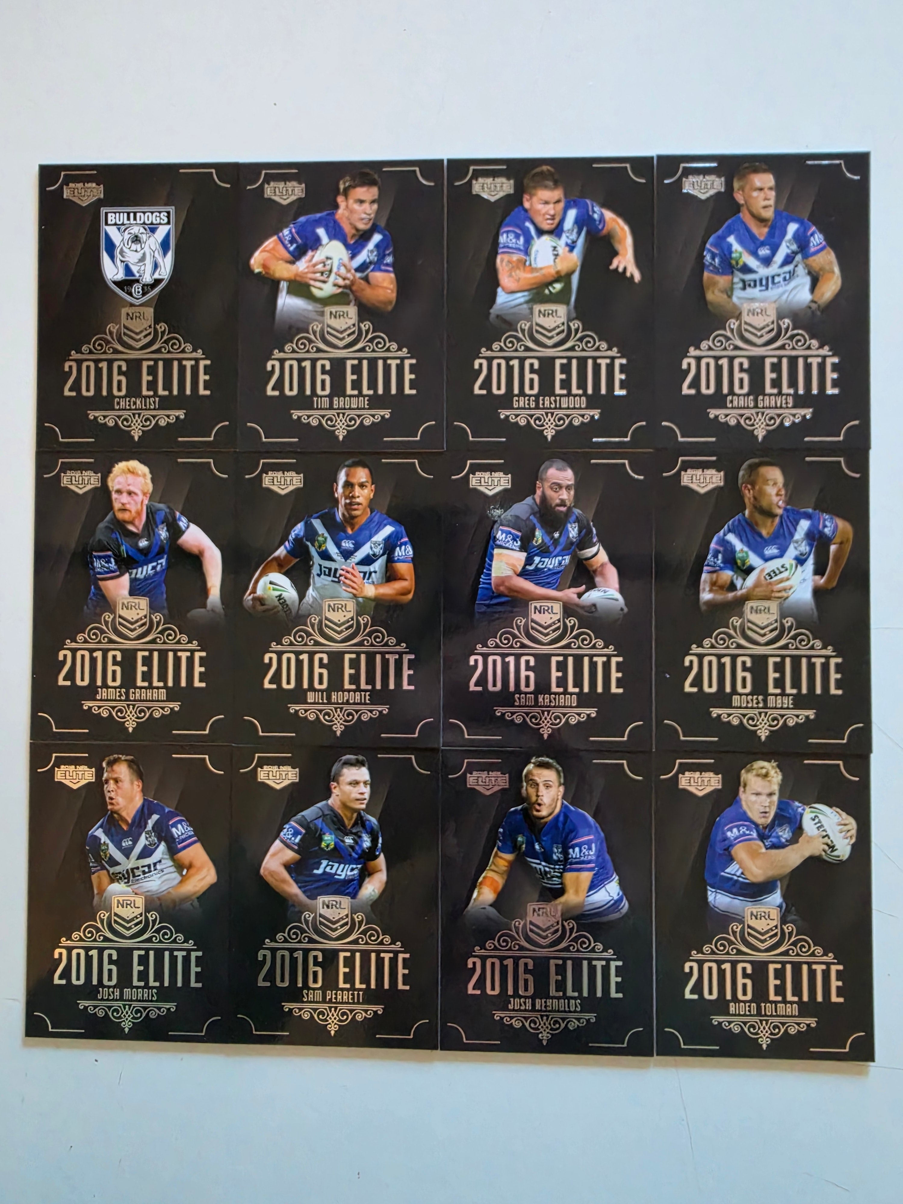 NRL 2016 Elite | Canterbury Bankstown Bulldogs Base Team Set