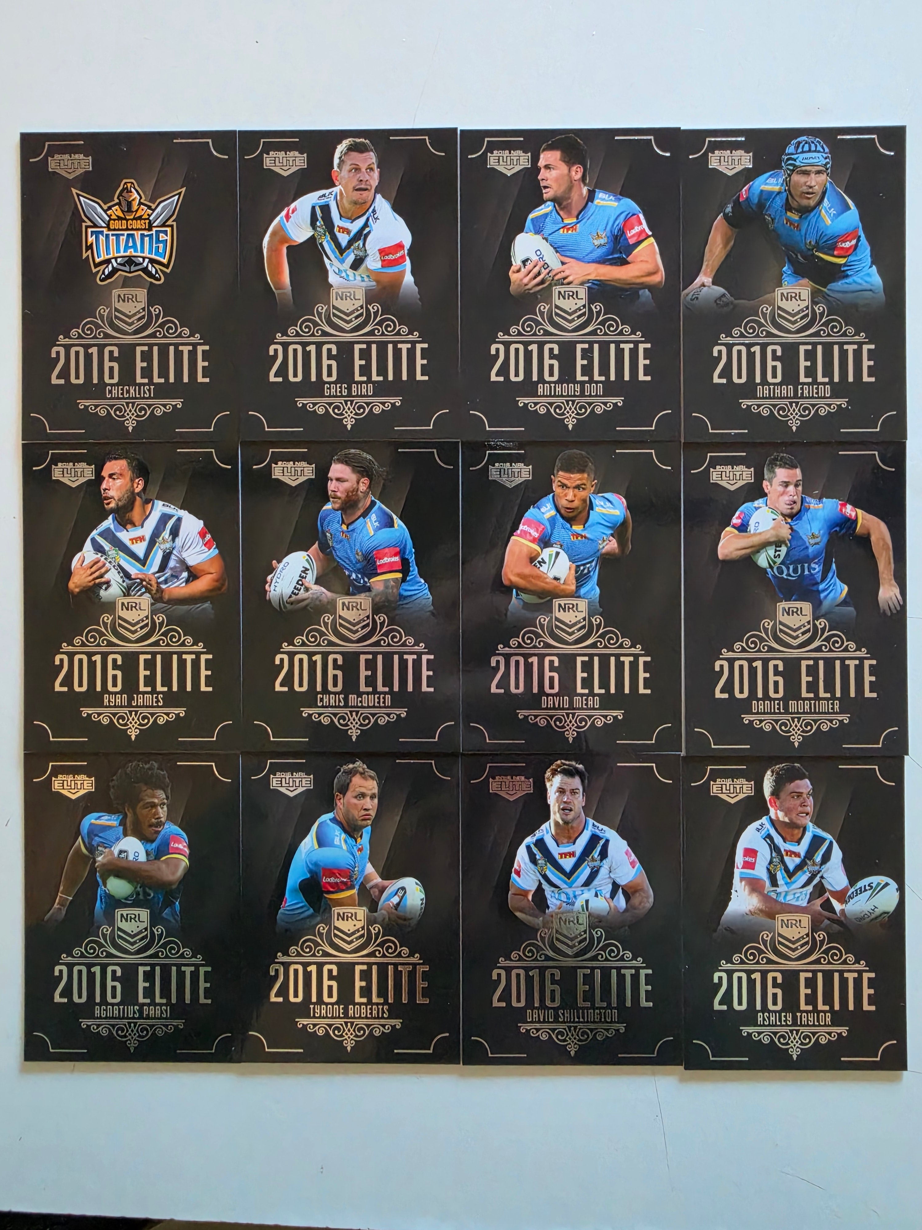 NRL 2016 Elite | Gold Coast Titans Base Team Set