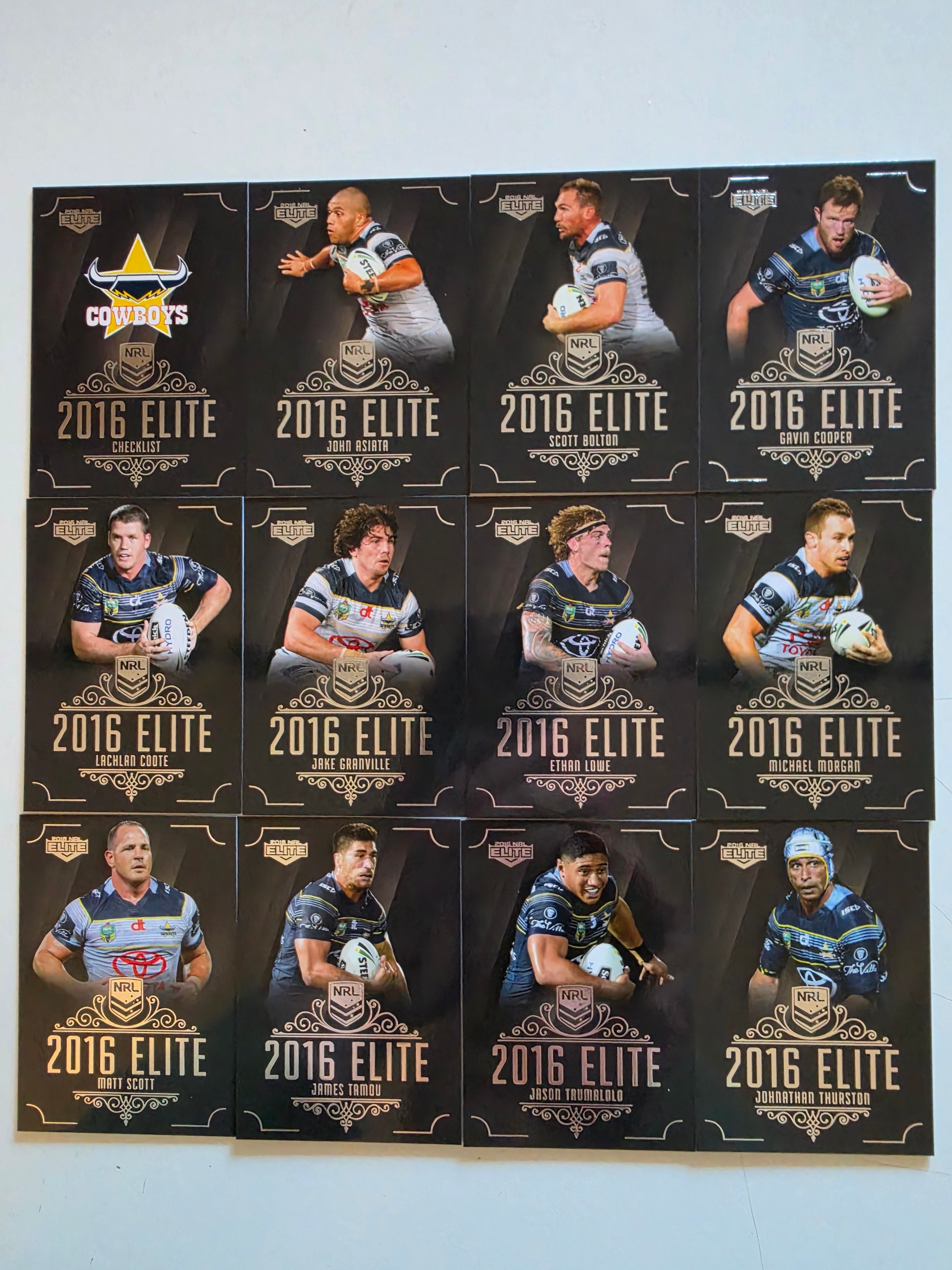 NRL 2016 Elite | North Queensland Cowboys Base Team Set