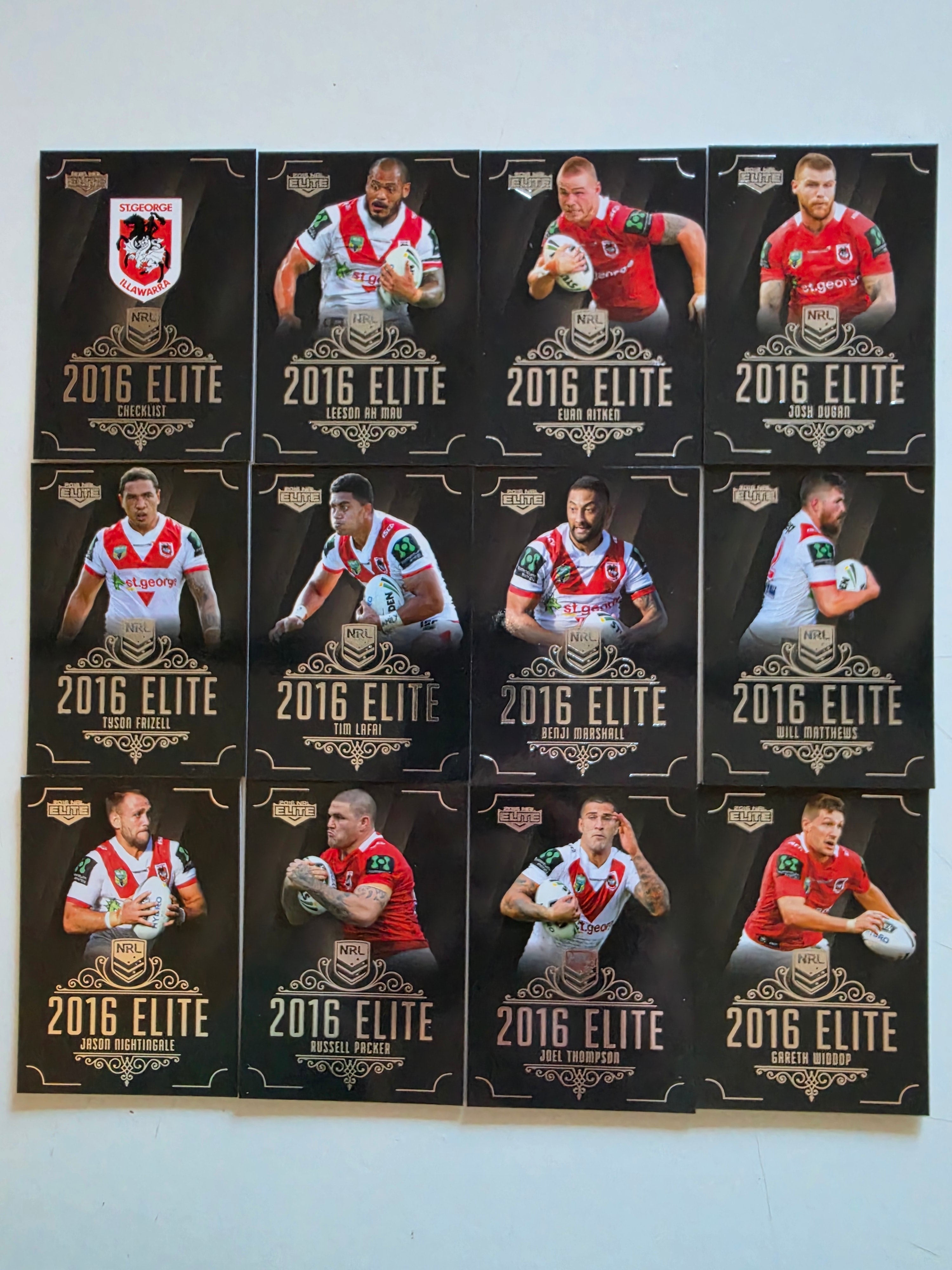 NRL 2016 Elite | St George Illawarra Dragons Base Team Set