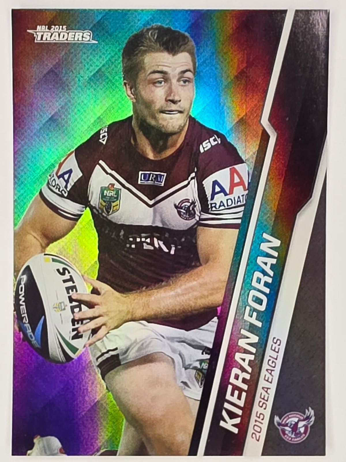 NRL 2015 Traders | Black Parallel #PS49 Kieran Foran Manly Warringah Sea Eagles