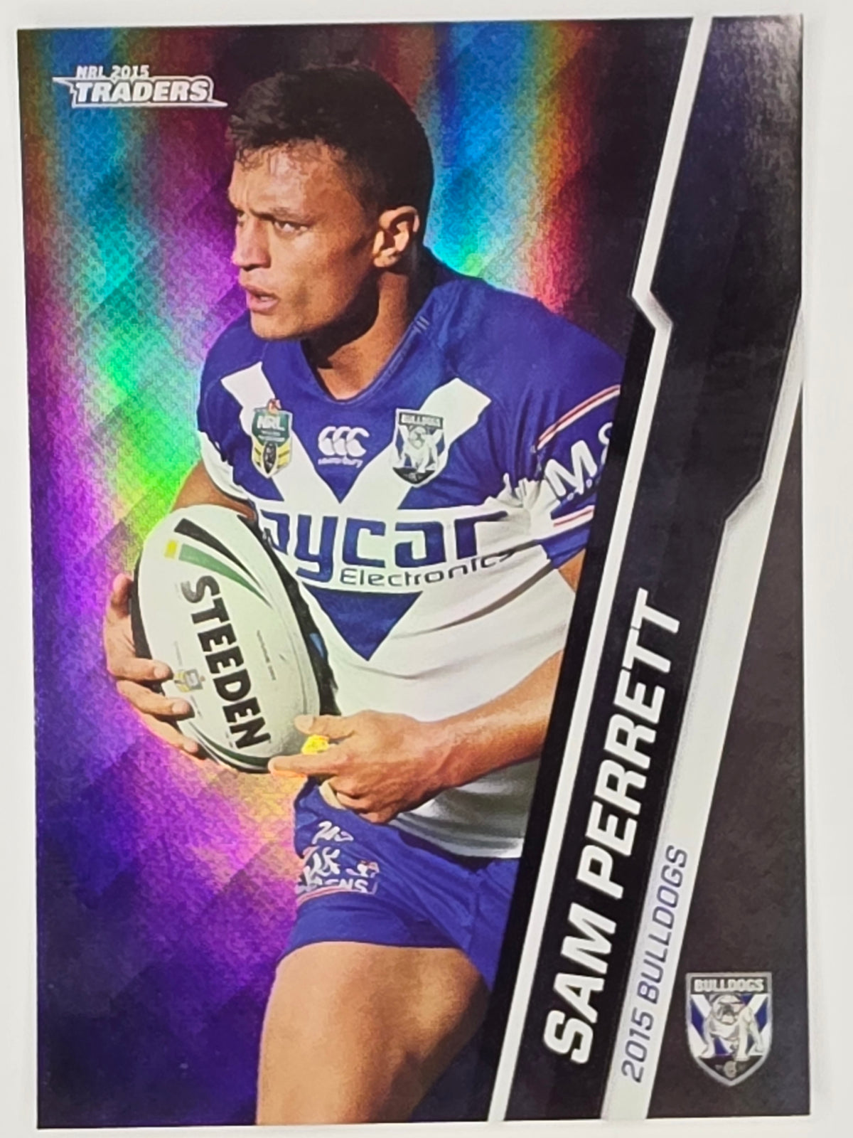 NRL 2015 Traders | Black Parallel #PS14 Sam Perrett Canterbury Bulldogs
