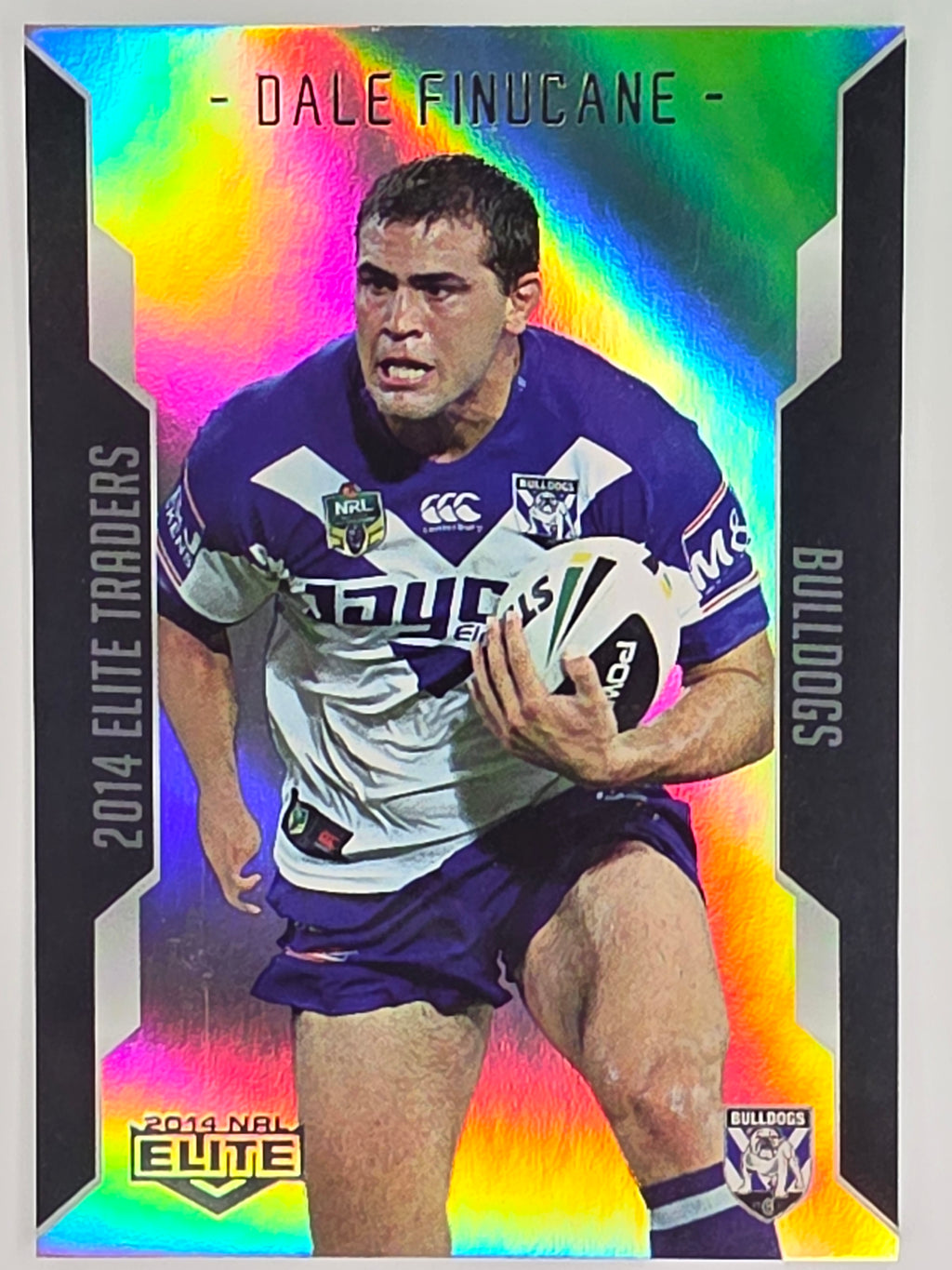 NRL 2014 Elite | Silver Parallel #P12 | Dale Finucane | Canterbury Bankstown Bulldogs