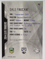 NRL 2014 Elite | Silver Parallel #P12 | Dale Finucane | Canterbury Bankstown Bulldogs