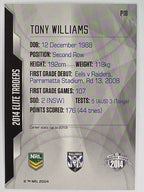 NRL 2014 Elite | Silver Parallel #P18 | Tony Williams | Canterbury Bankstown Bulldogs
