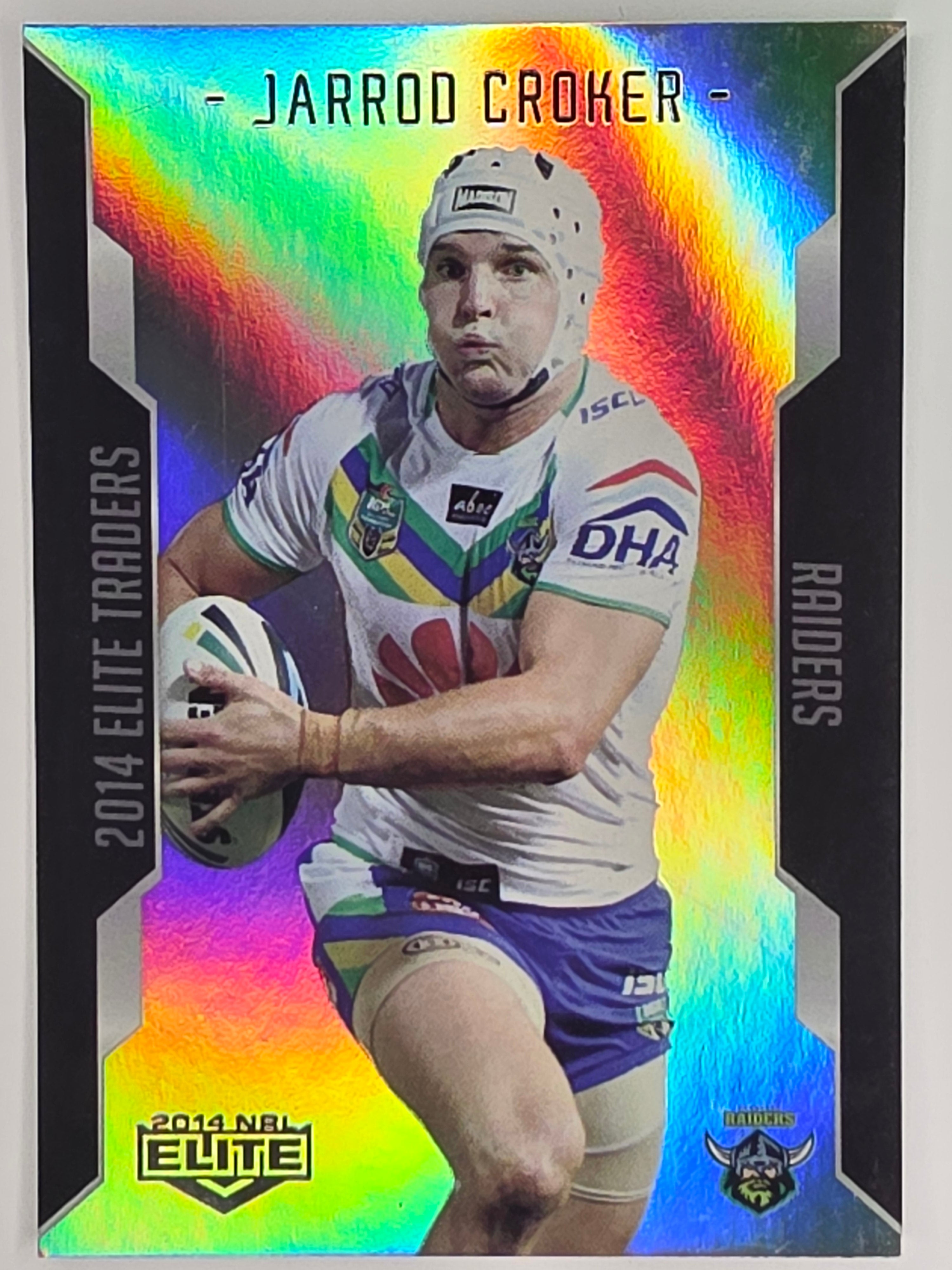 NRL 2014 Elite | Silver Parallel #P20 | Jarrod Croker | Canberra Raiders