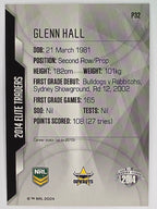 NRL 2014 Elite | Silver Parallel #P32 | Glenn Hall | North Queensland Cowboys