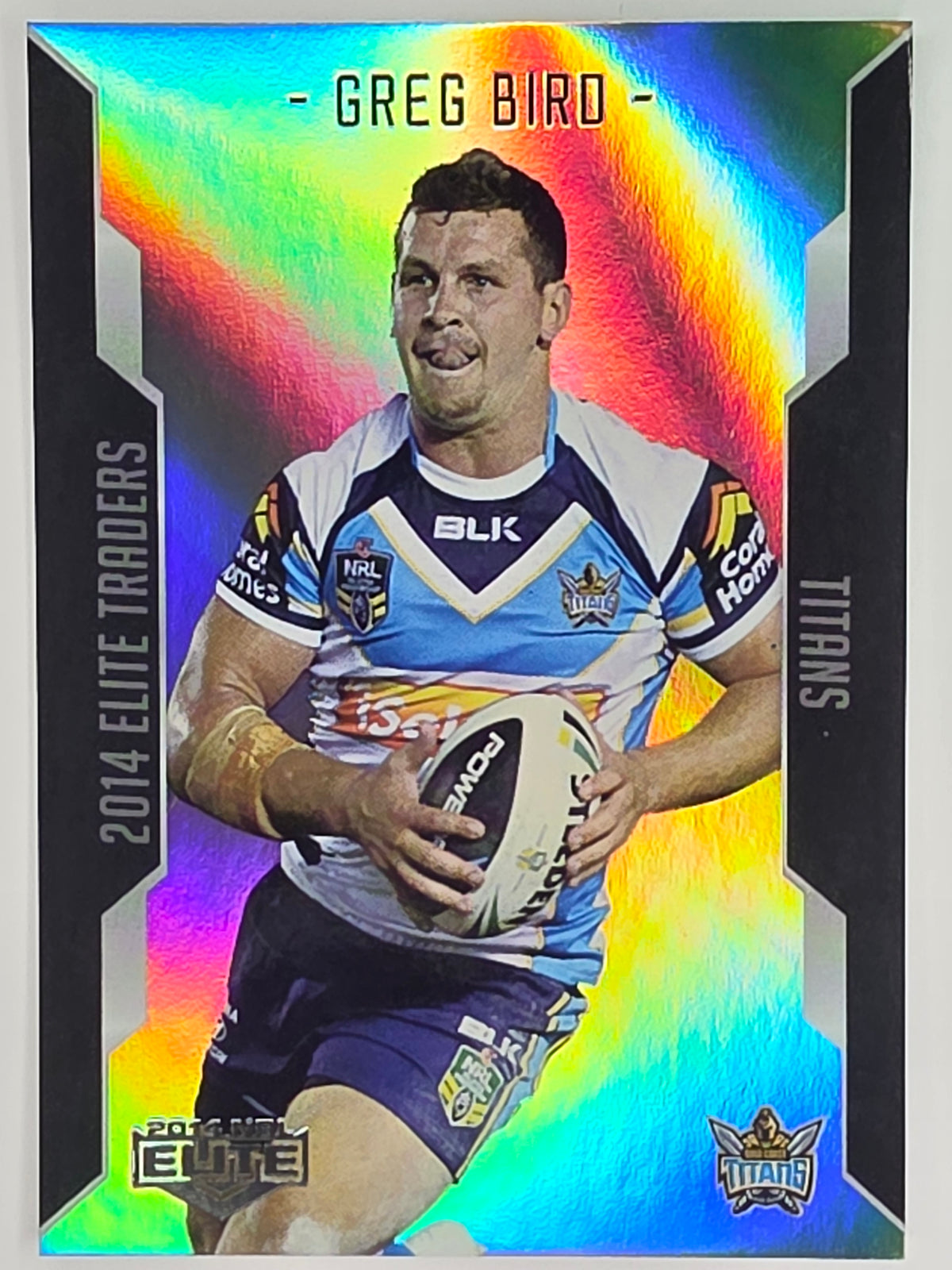 NRL 2014 Elite | Silver Parallel #P37 | Greg Bird | Gold Coast Titans