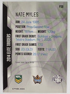 NRL 2014 Elite | Silver Parallel #P38 | Nate Myles | Gold Coast Titans