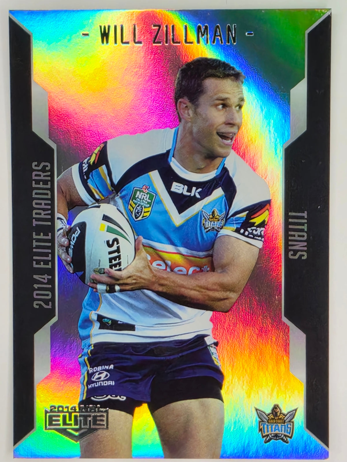 NRL 2014 Elite | Silver Parallel #P45 | Will Zillman | Gold Coast Titans