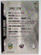 NRL 2014 Elite | Silver Parallel #P47 | Jamie Lyon | Manly Warringah Sea Eagles