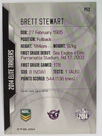 NRL 2014 Elite | Silver Parallel #P52 | Brett Stewart | Manly Warringah Sea Eagles