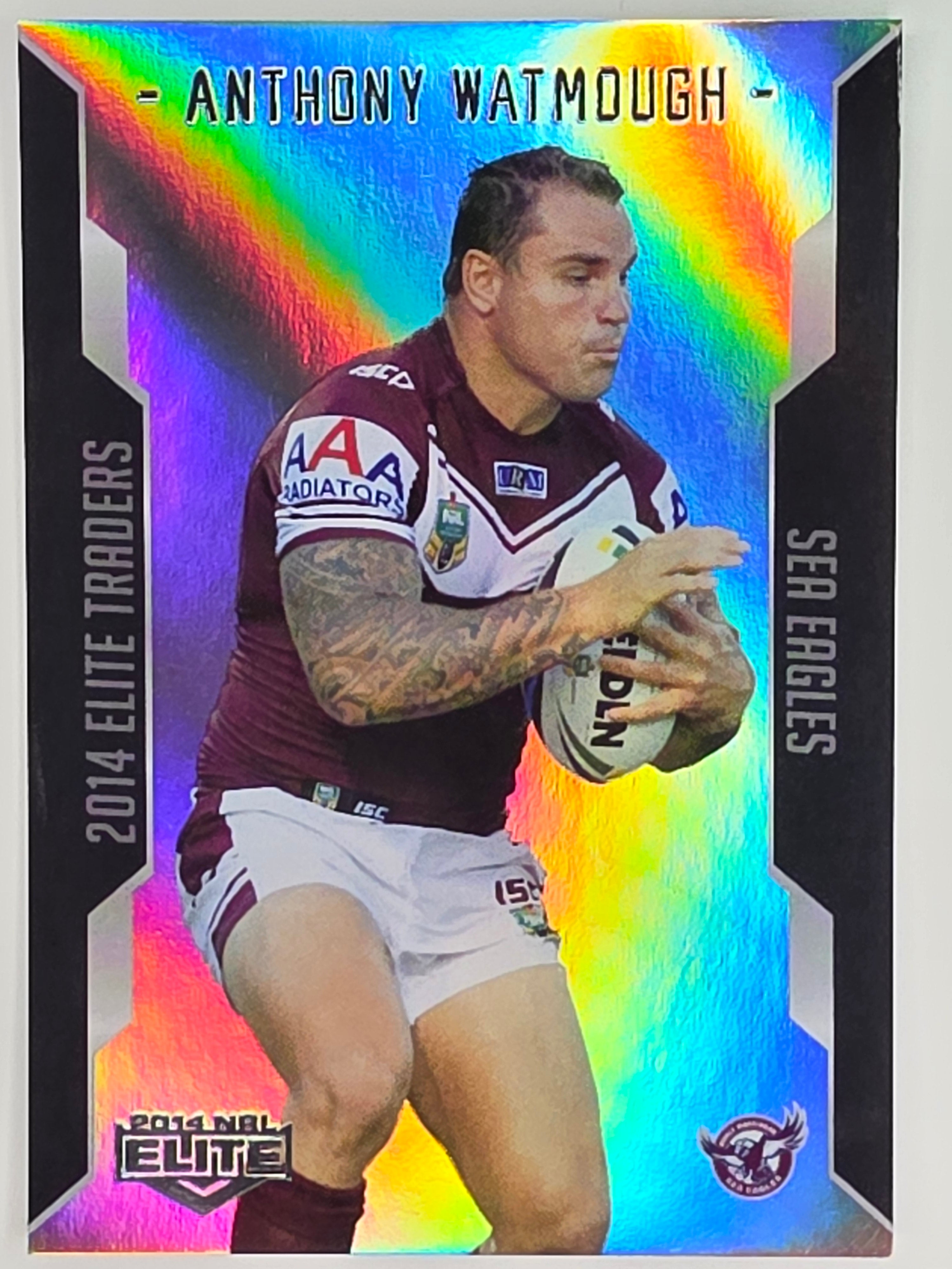 NRL 2014 Elite | Silver Parallel #P54 | Anthony Watmough | Manly Warringah Sea Eagles