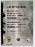 NRL 2014 Elite | Silver Parallel #P54 | Anthony Watmough | Manly Warringah Sea Eagles