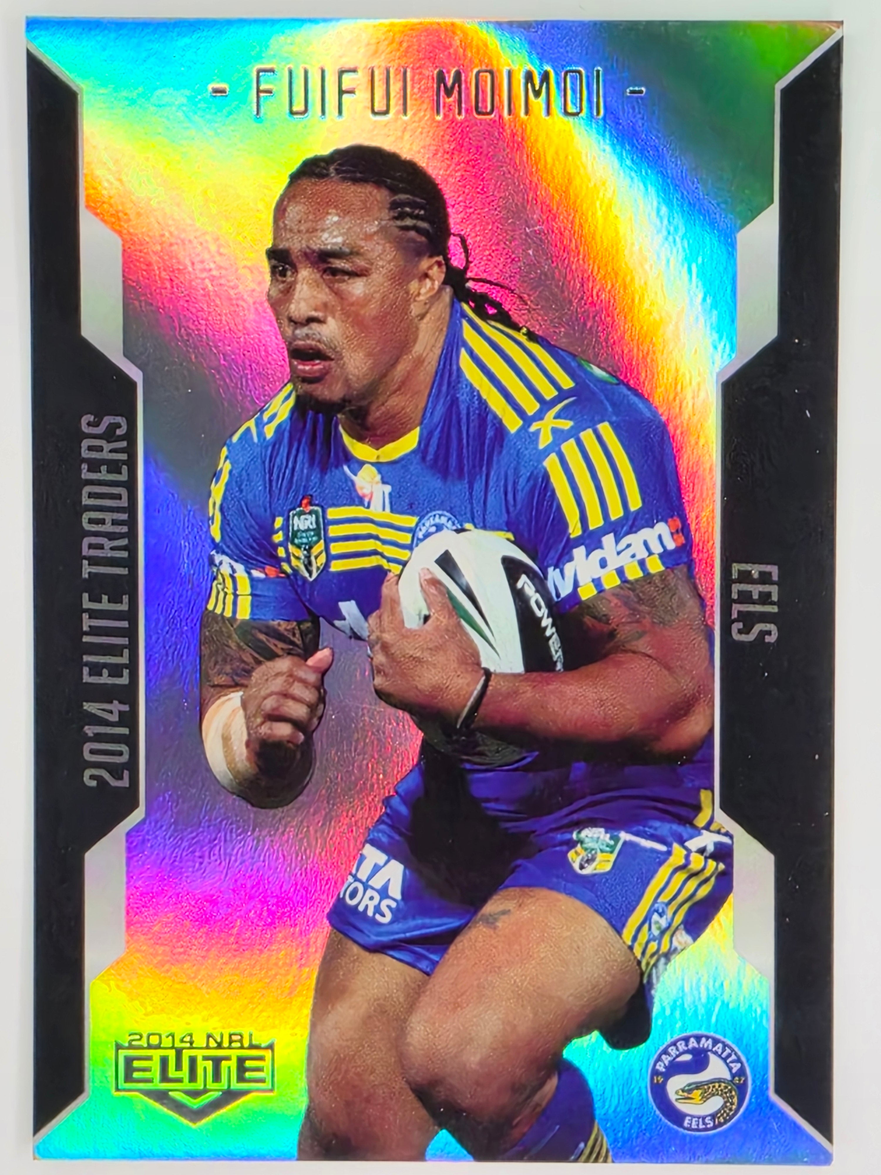NRL 2014 Elite | Silver Parallel #P77 | Fuifui Moimoi | Parramatta Eels
