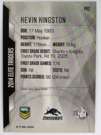 NRL 2014 Elite | Silver Parallel #P82 | Kevin Kingston | Penrith Panthers