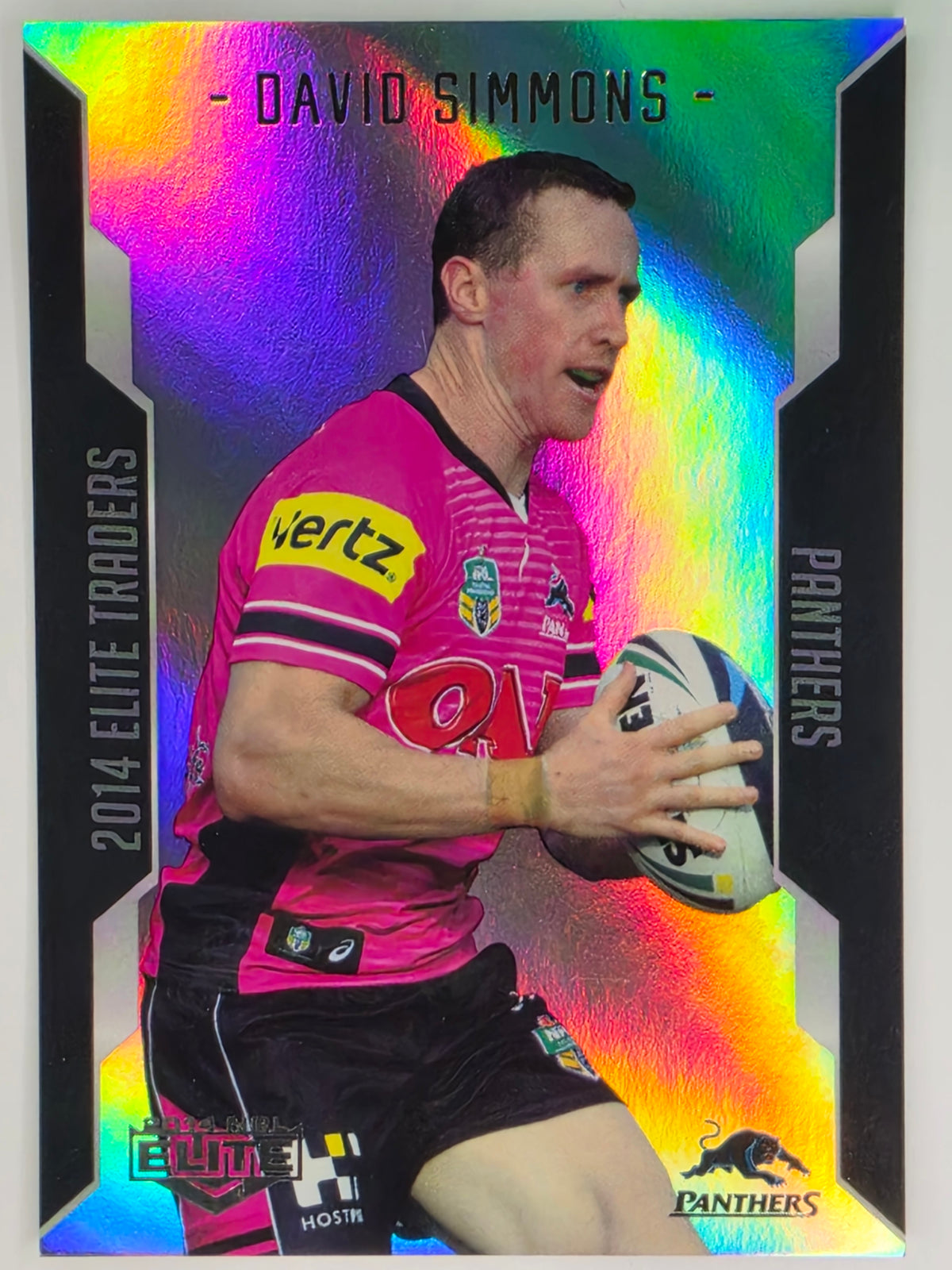 NRL 2014 Elite | Silver Parallel #P86 | David Simmons | Penrith Panthers