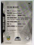 NRL 2014 Elite | Silver Parallel #P90 | Dean Whare | Penrith Panthers